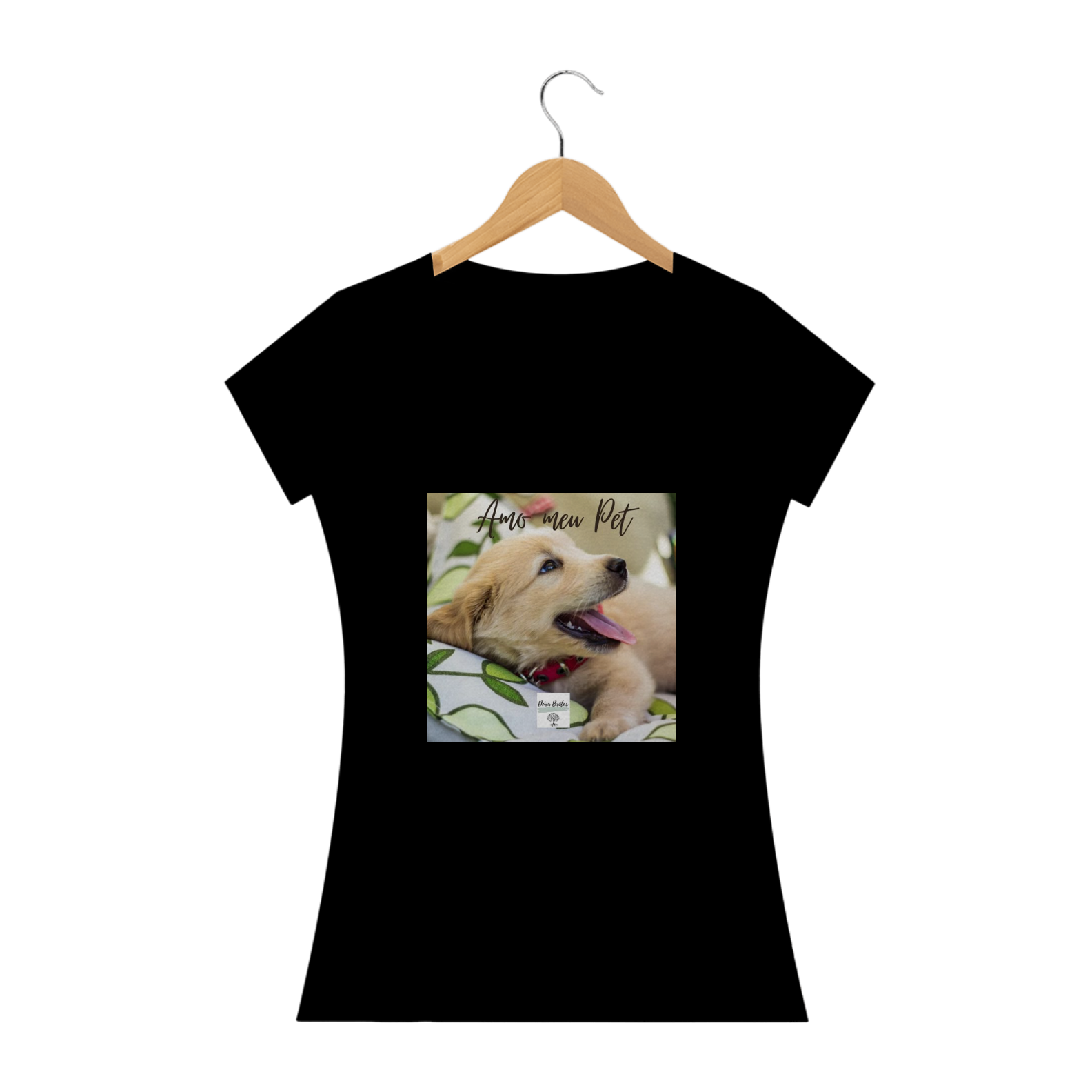 Camiseta Baby Basica Amo meu Pet 4