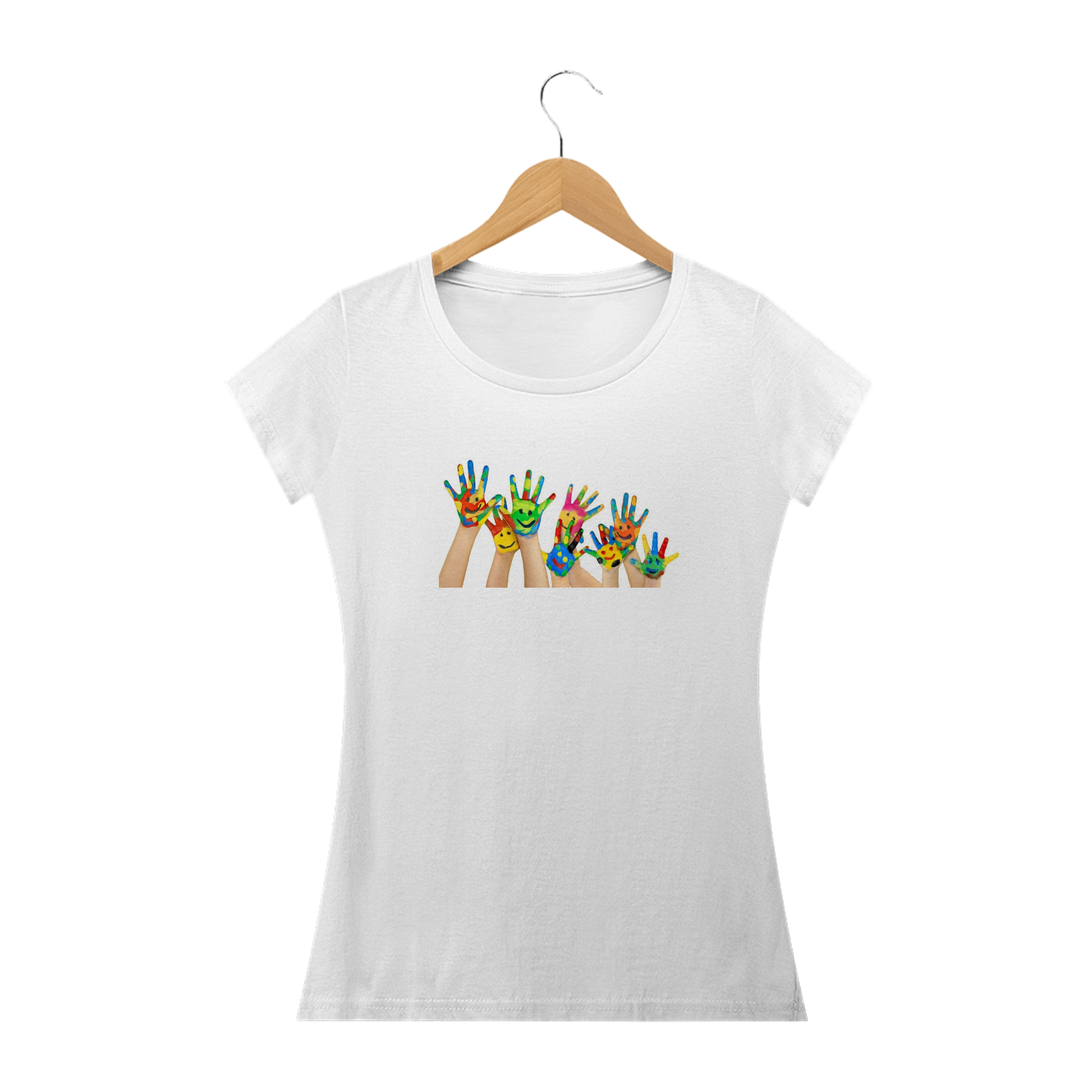 Nome do produto  Camiseta Feminina - Colorir