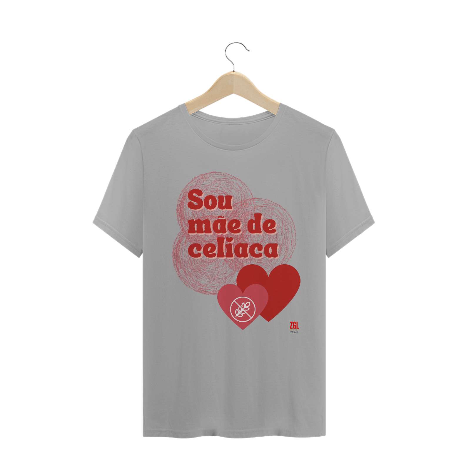 T-shirt Quality Mãe de Celíaca