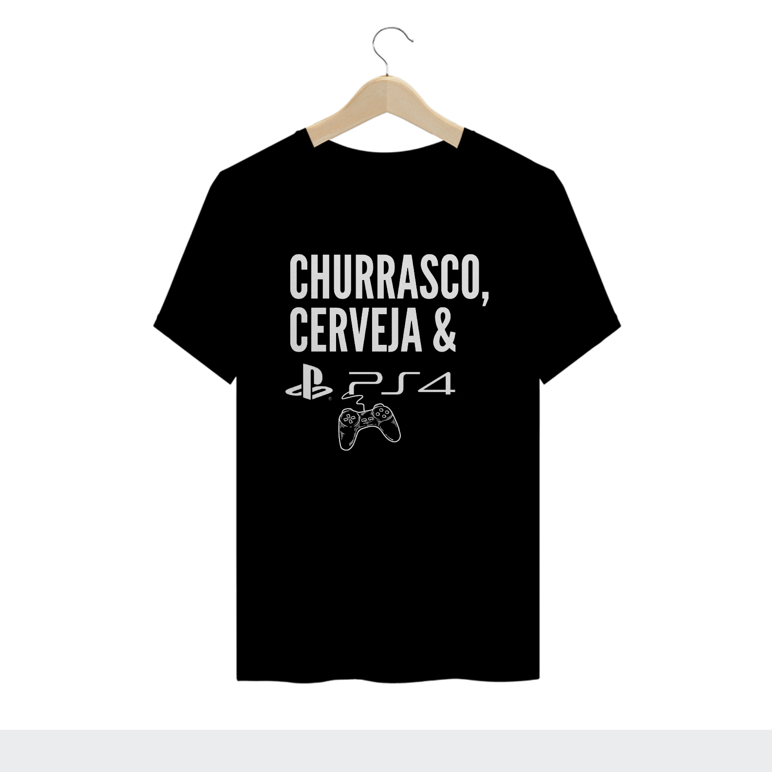 Churrasco, cerveja e PS4 - Masculina