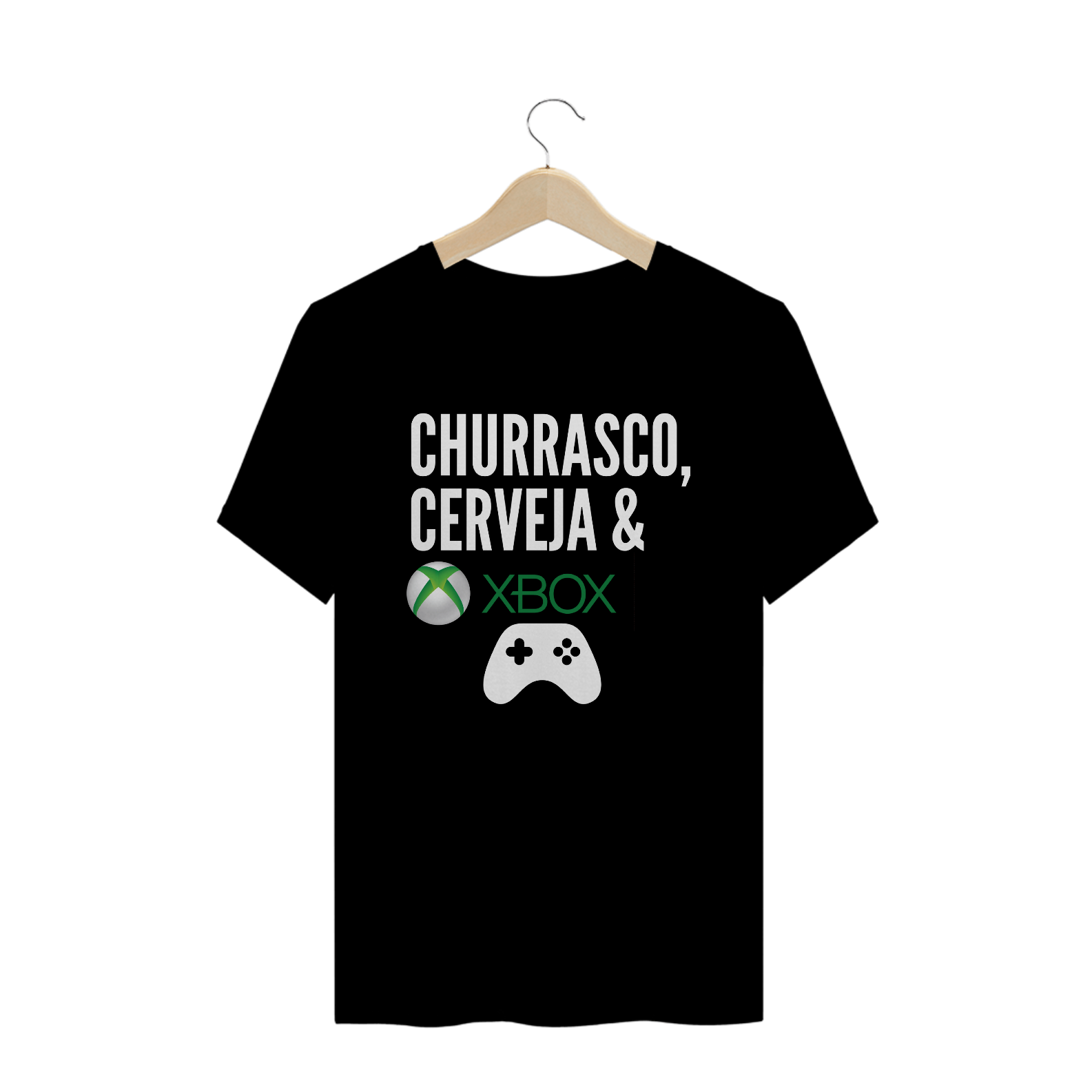 Churrasco, Cerveja e Xbox - masculina