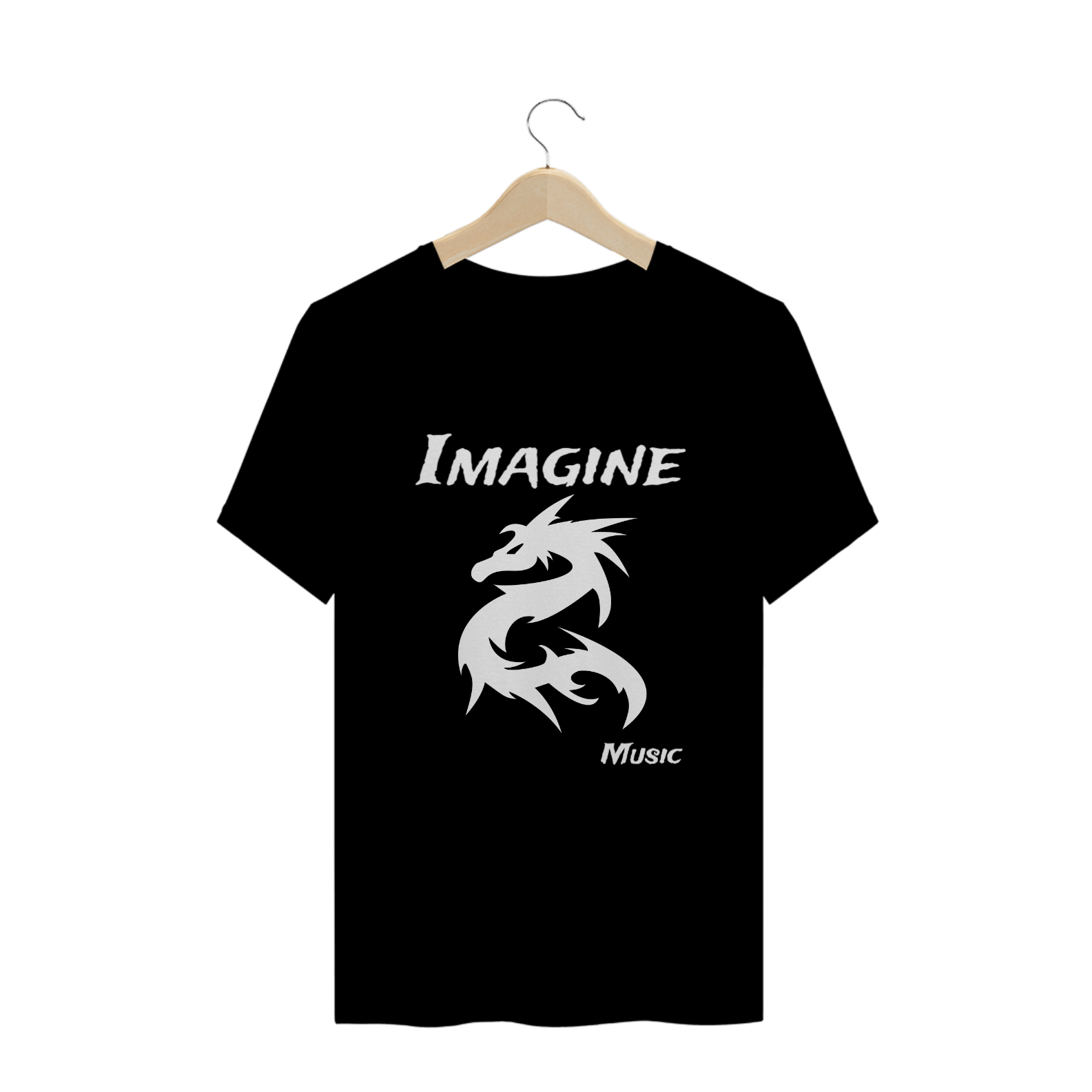 Camisa Masculina Imagine Dragons (logo branco)