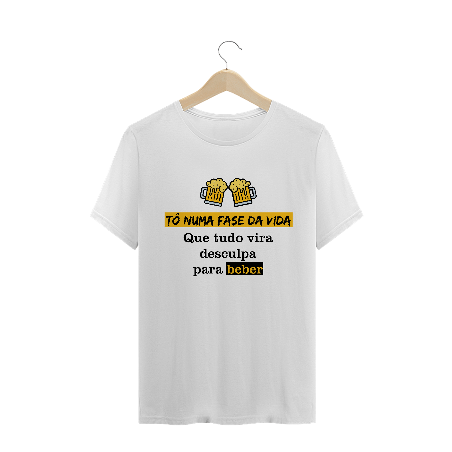 Nome do produto: T-Shirt Tô Numa Fase da Vida Masc.