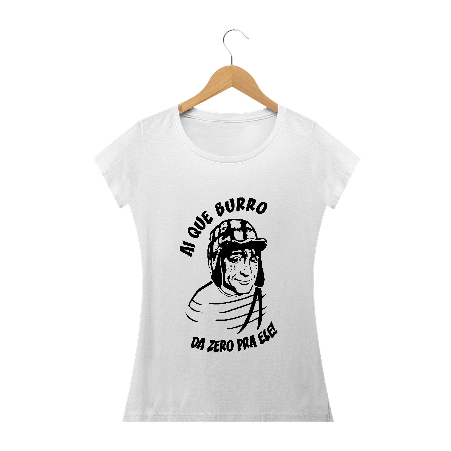 T-Shirt Ai que Burro da Zero pra ele Femin.
