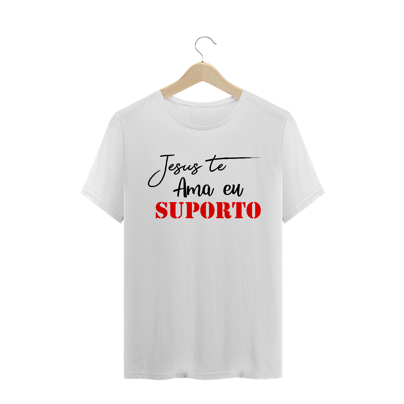 T-Shirt Jesus te ama eu suporto Masc.