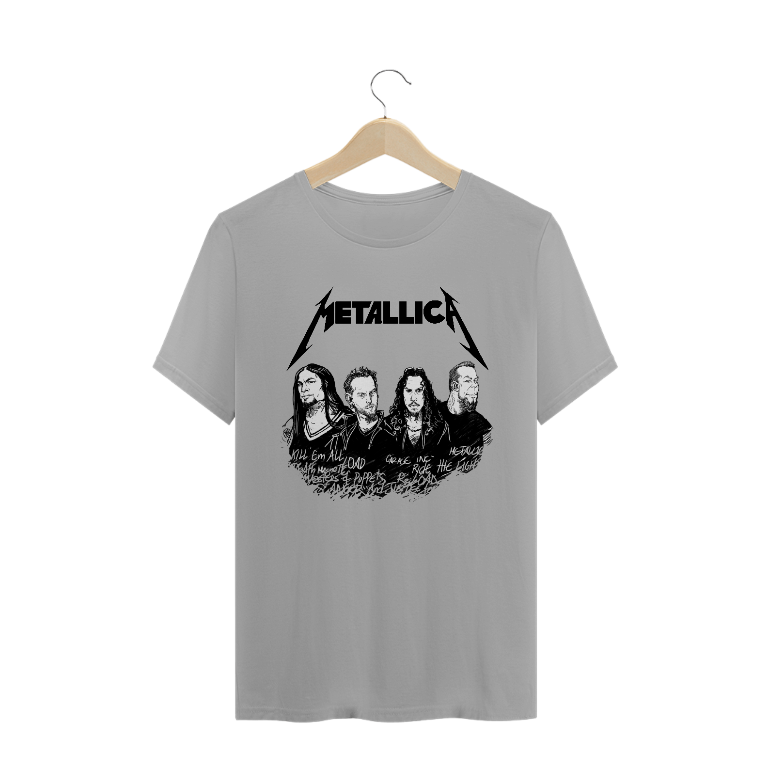 Camiseta Metallica - masc.
