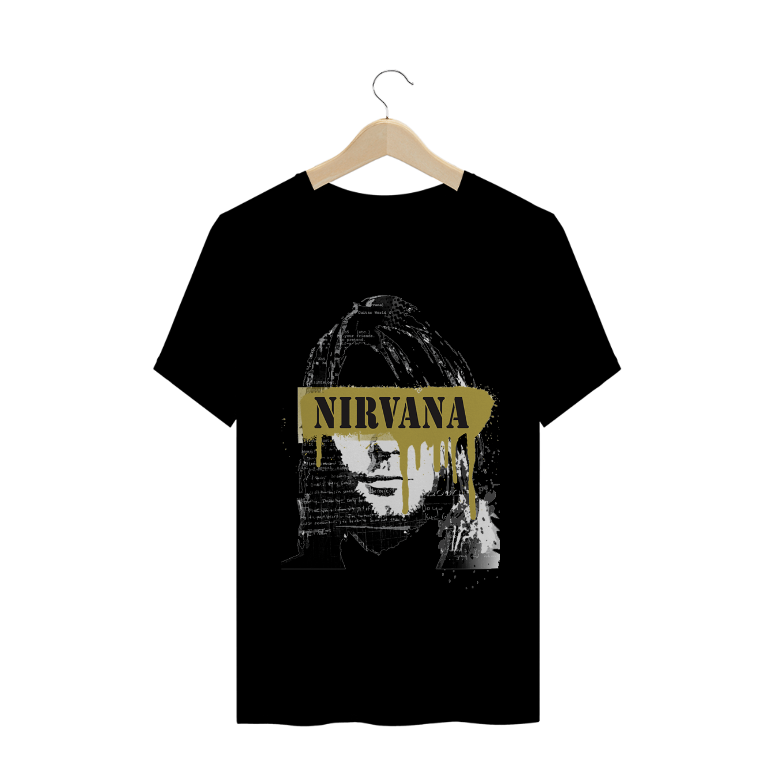 Camiseta Nirvana Rosto -  masc.