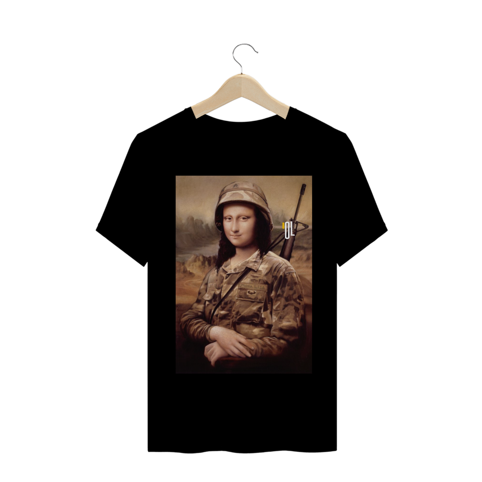 Nome do produto  Camiseta Monalisa - OneLine