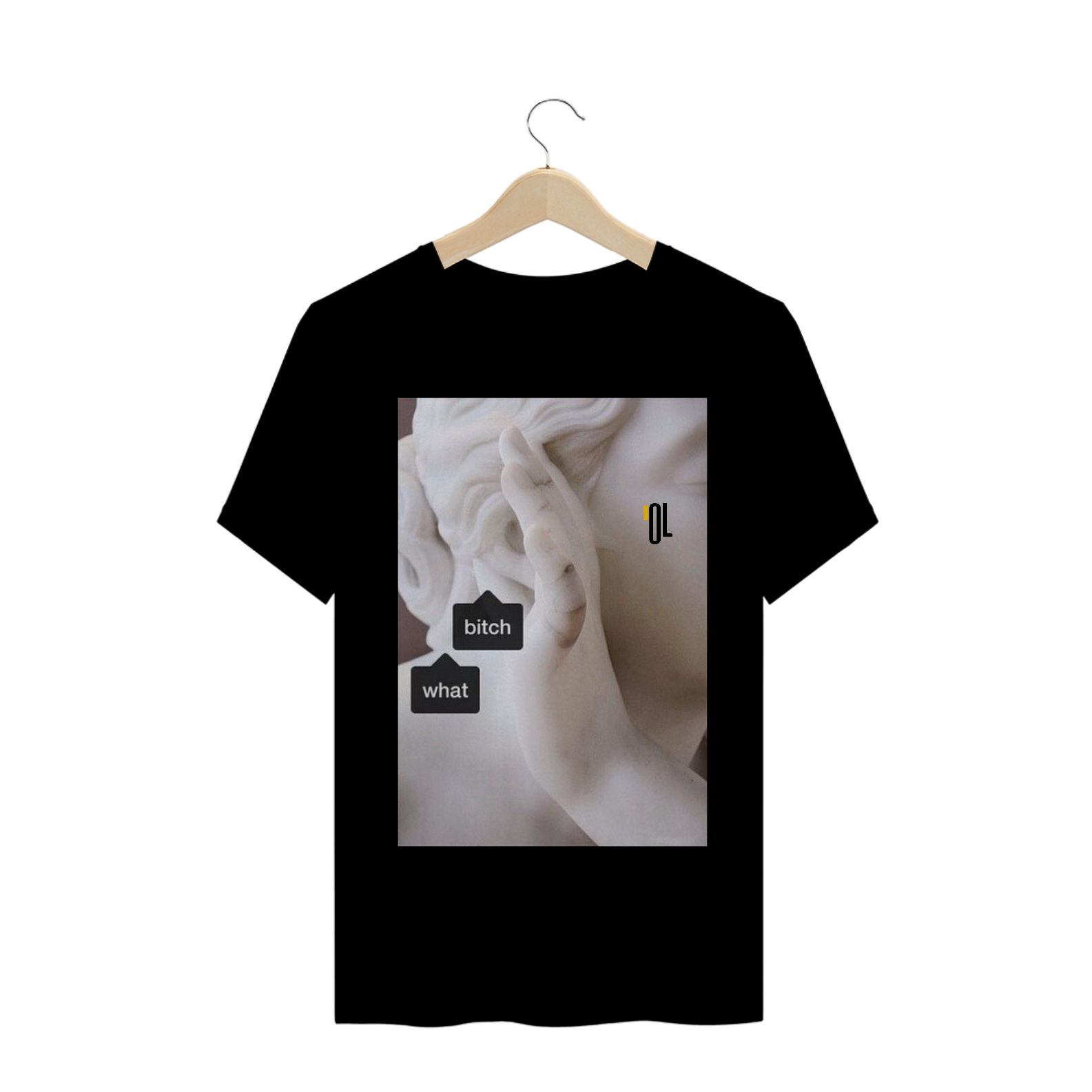 Nome do produto  Camiseta Bitch - One Line