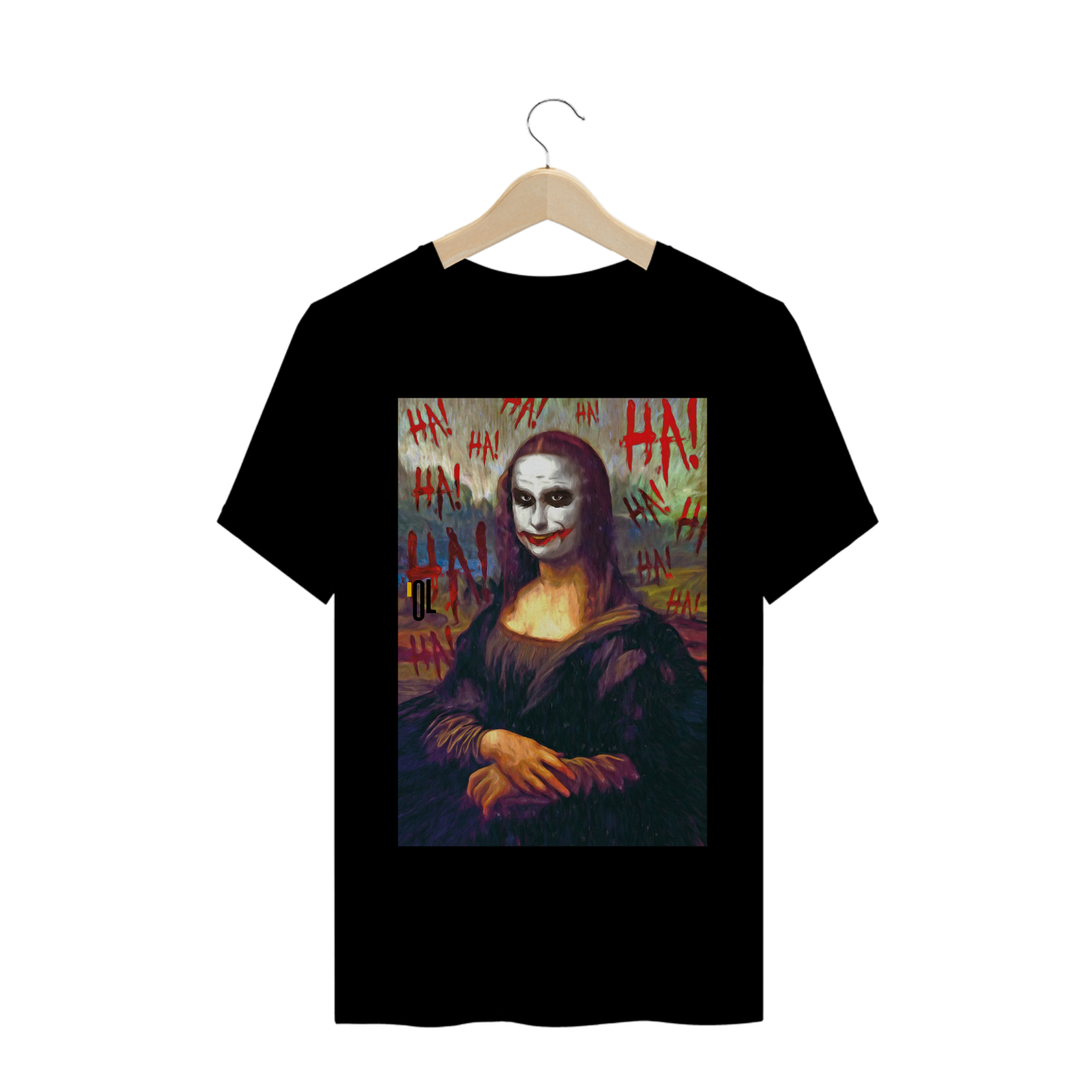 Nome do produto  Camiseta Monalisa Joker - One Line