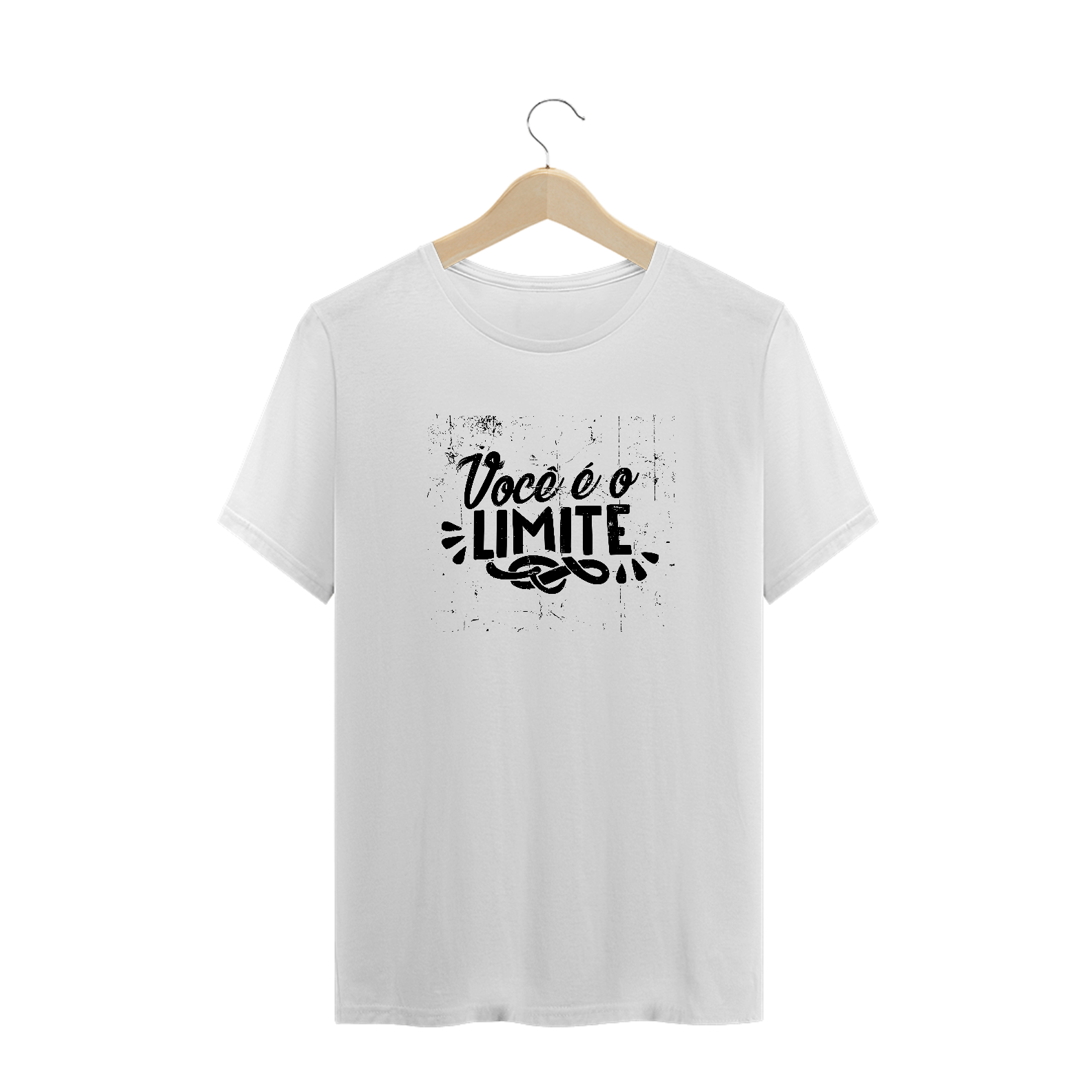 T-Shirt Você é o Limite em Preto