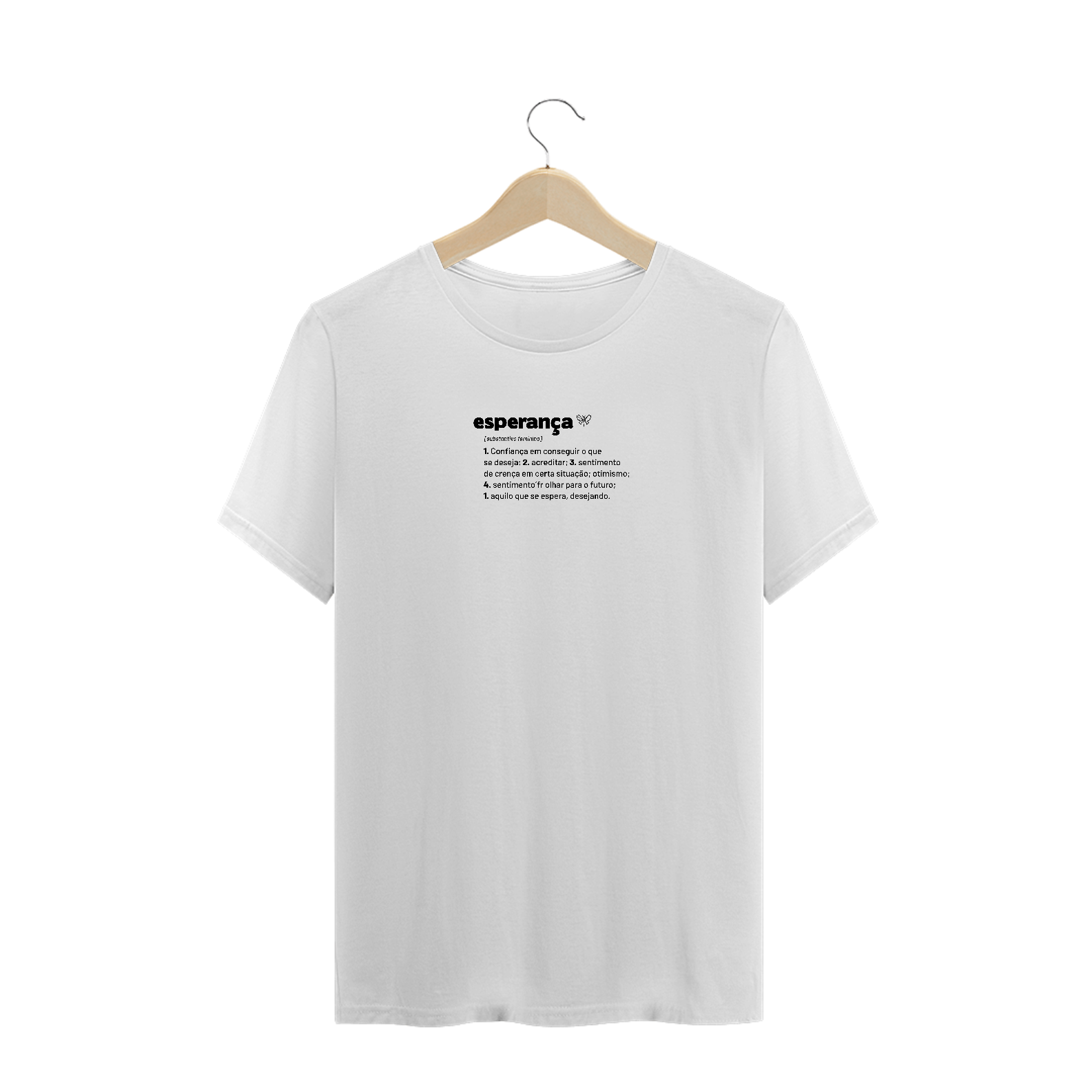 T-Shirt Dicio Esperança em Preto