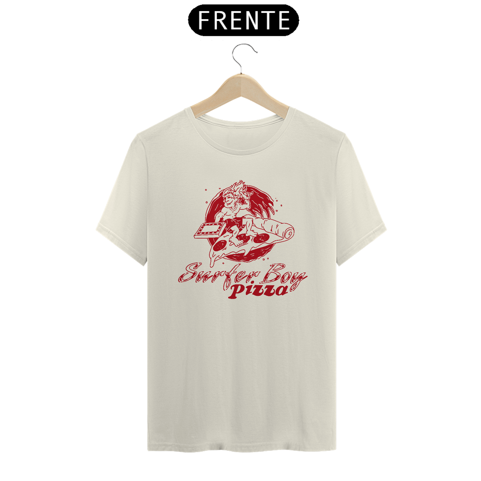 Surfer boy pizza