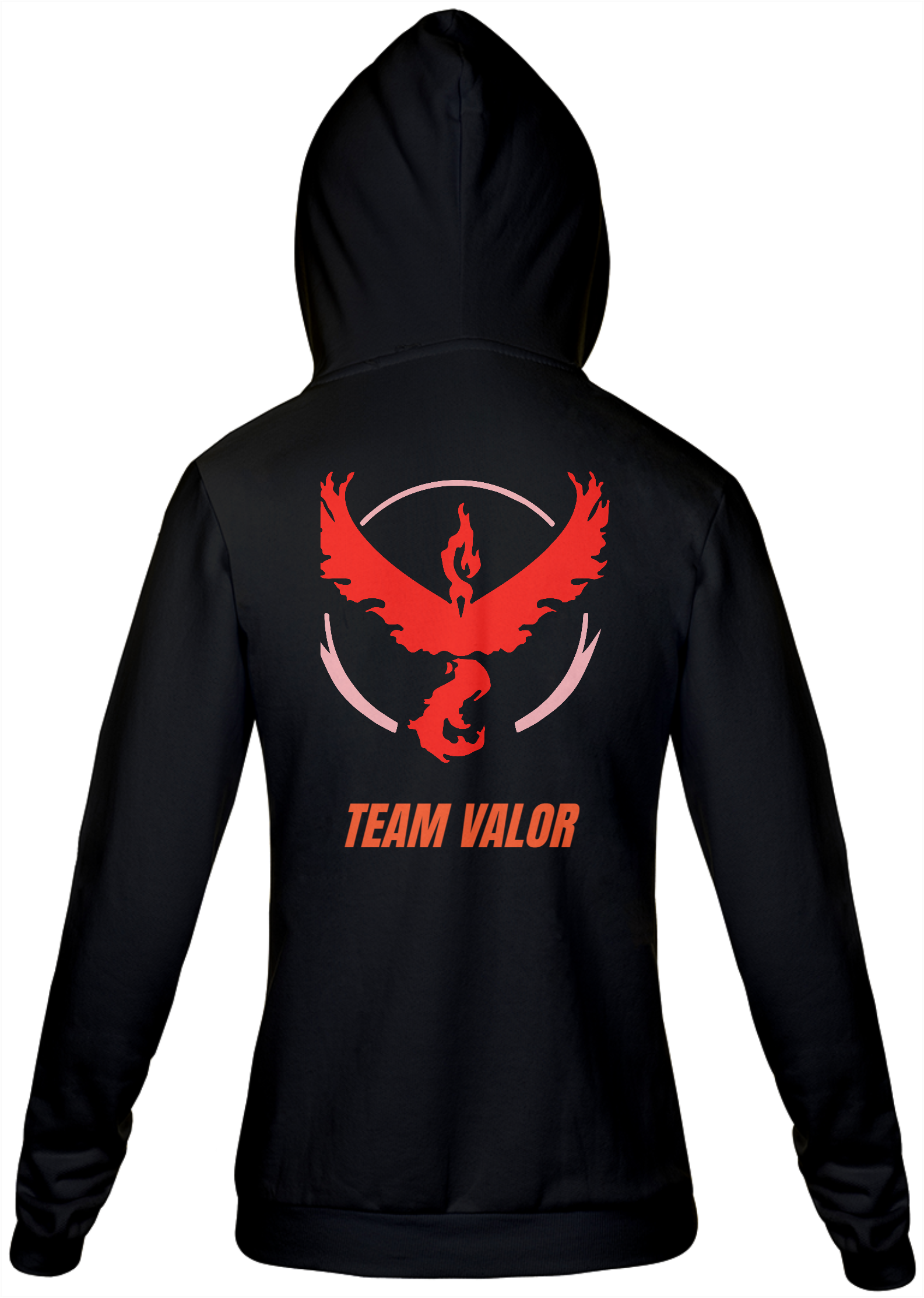 Nome do produto  Moletom com zíper unissex do team valor