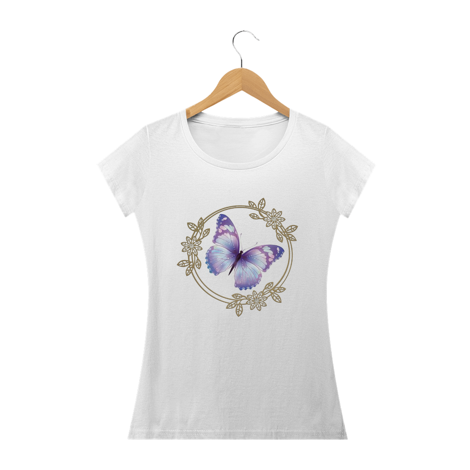 Nome do produto  Camiseta Mãe & Filho Borboleta