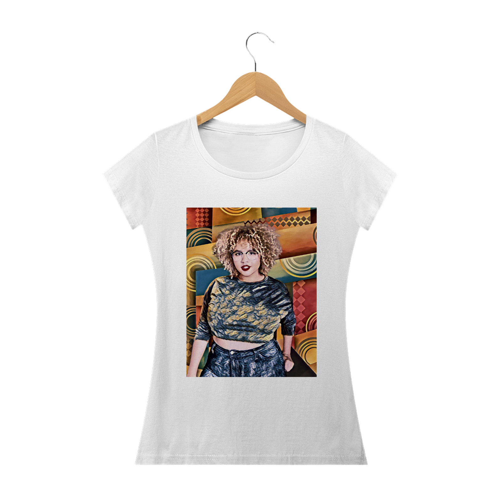 Nome do produto  Camiseta Lindas de Viver Onduladas