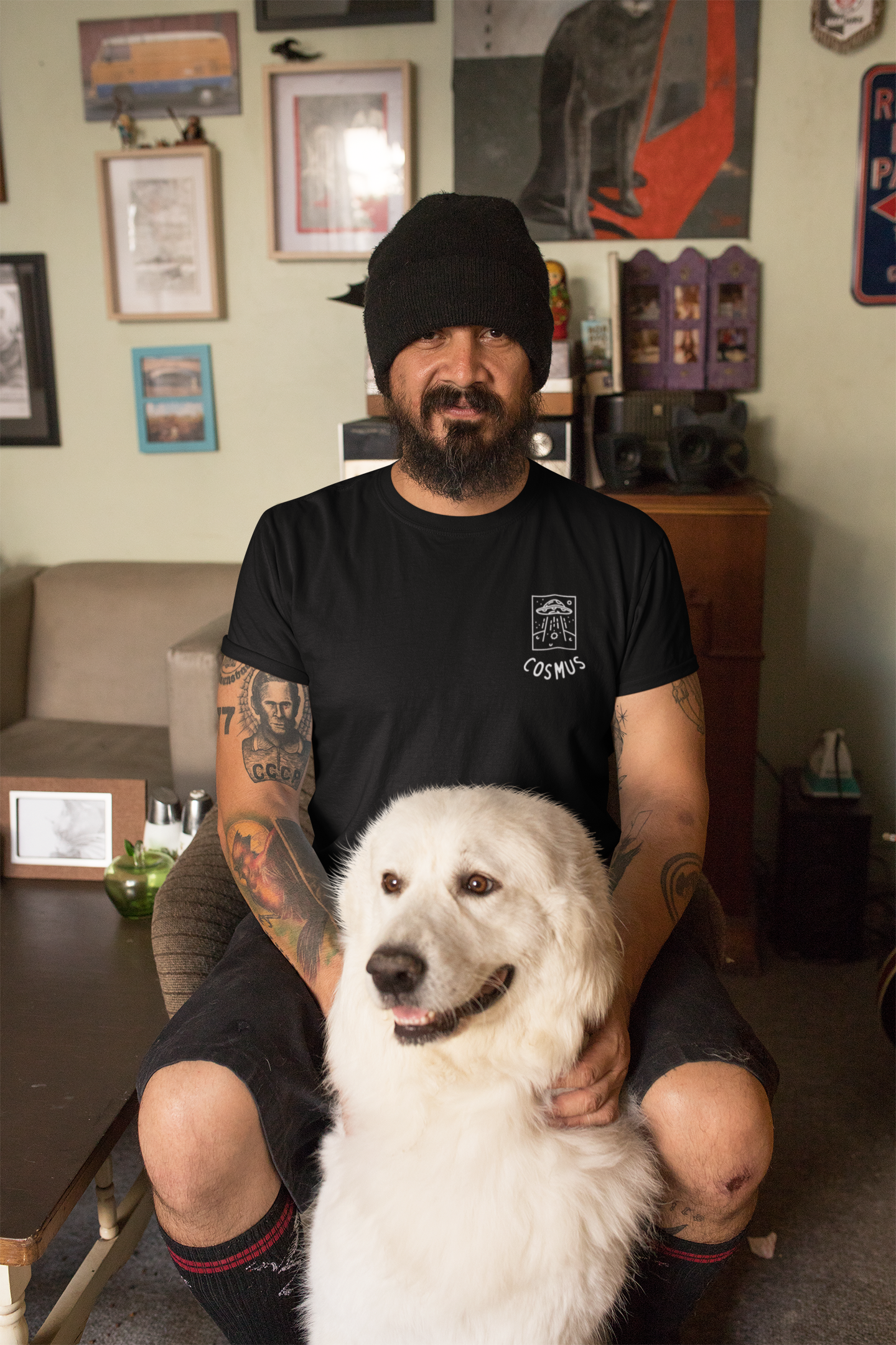 Nome do produto  Camiseta Preta - Cosmus Brand