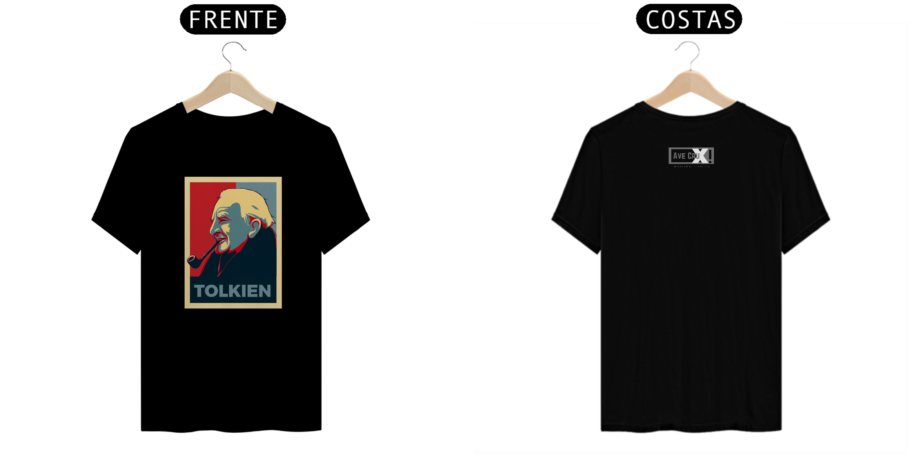 Nome do produto: J.R.R. Tolkien - Obama Poster Style - T-shirt Quality