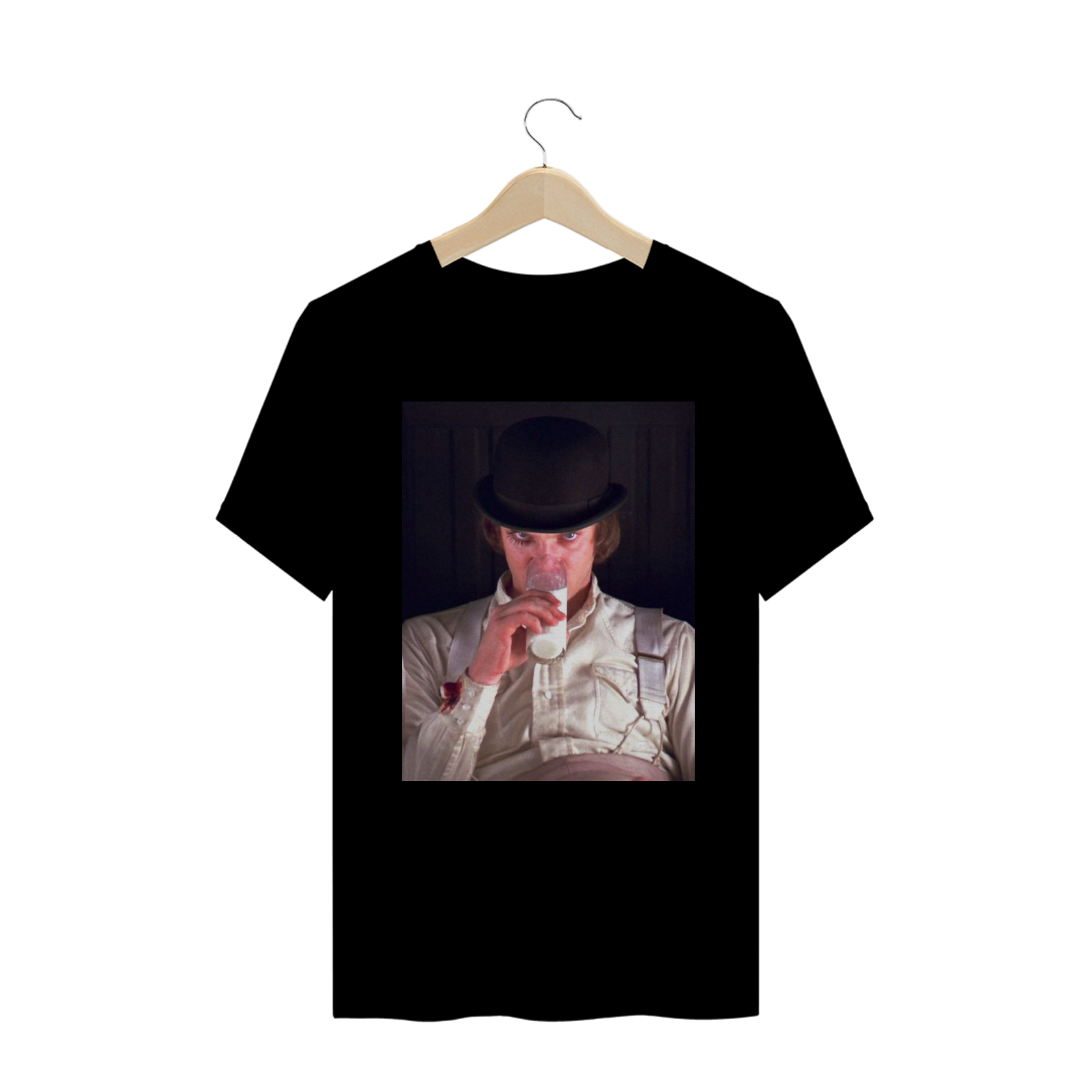 Nome do produto  CAMISETA STANLEY KUBRICK - LARANJA MECÂNICA