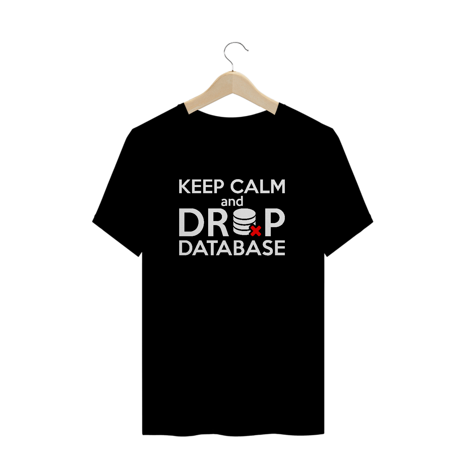 Nome do produto: CAMISETA KEEP CALM PRETA