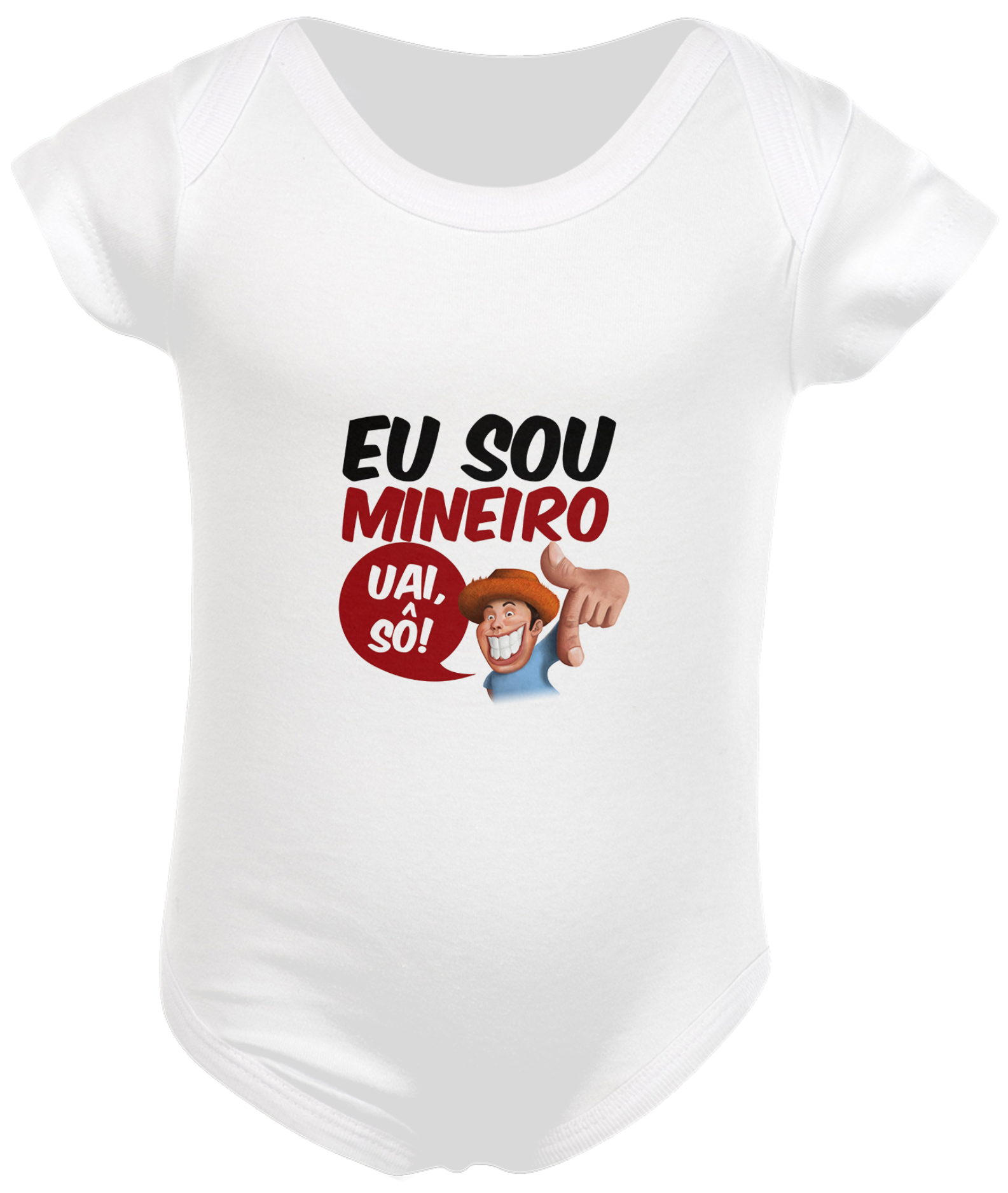 Nome do produto  BODY INFANTIL EU SOU MINEIRO UAI, SÔ