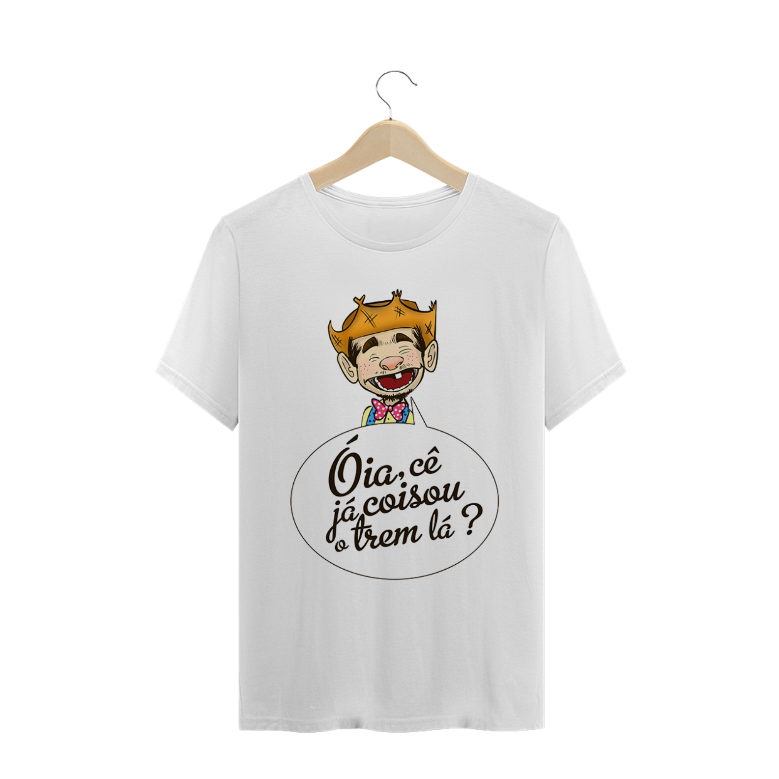 Nome do produto  Camiseta Óia, cê já coisou o trem lá?