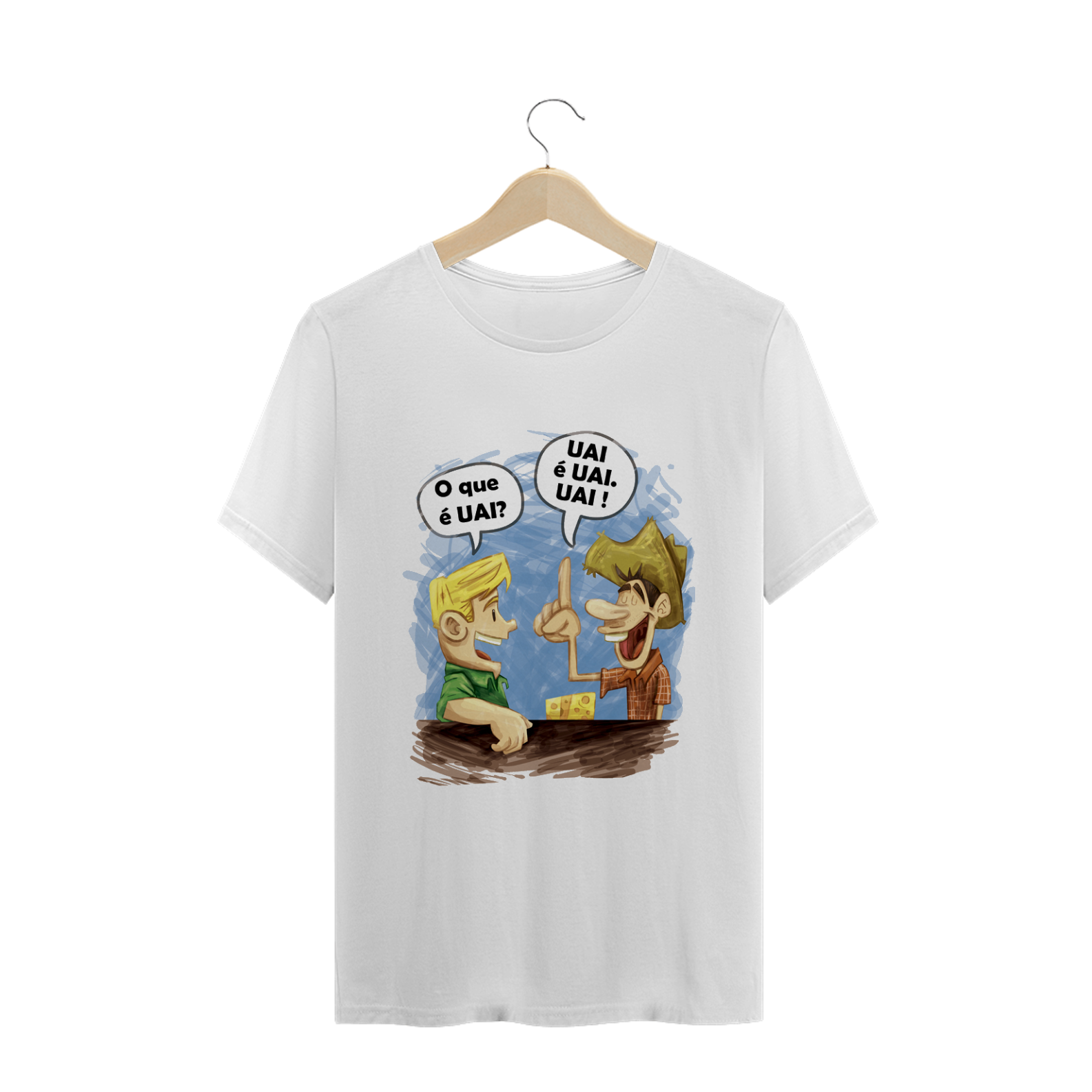 Nome do produto  Camiseta o que é uai?