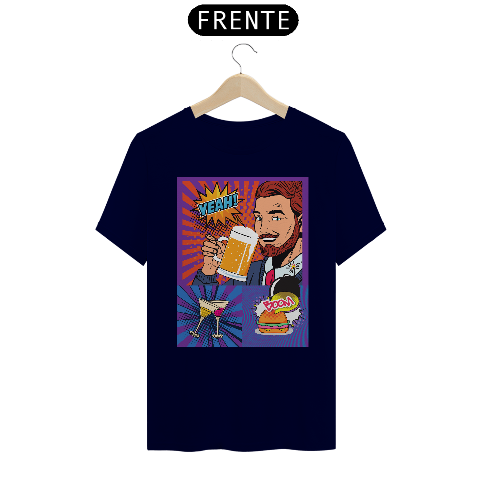 Camiseta Beer Drink Yeah Art Pop