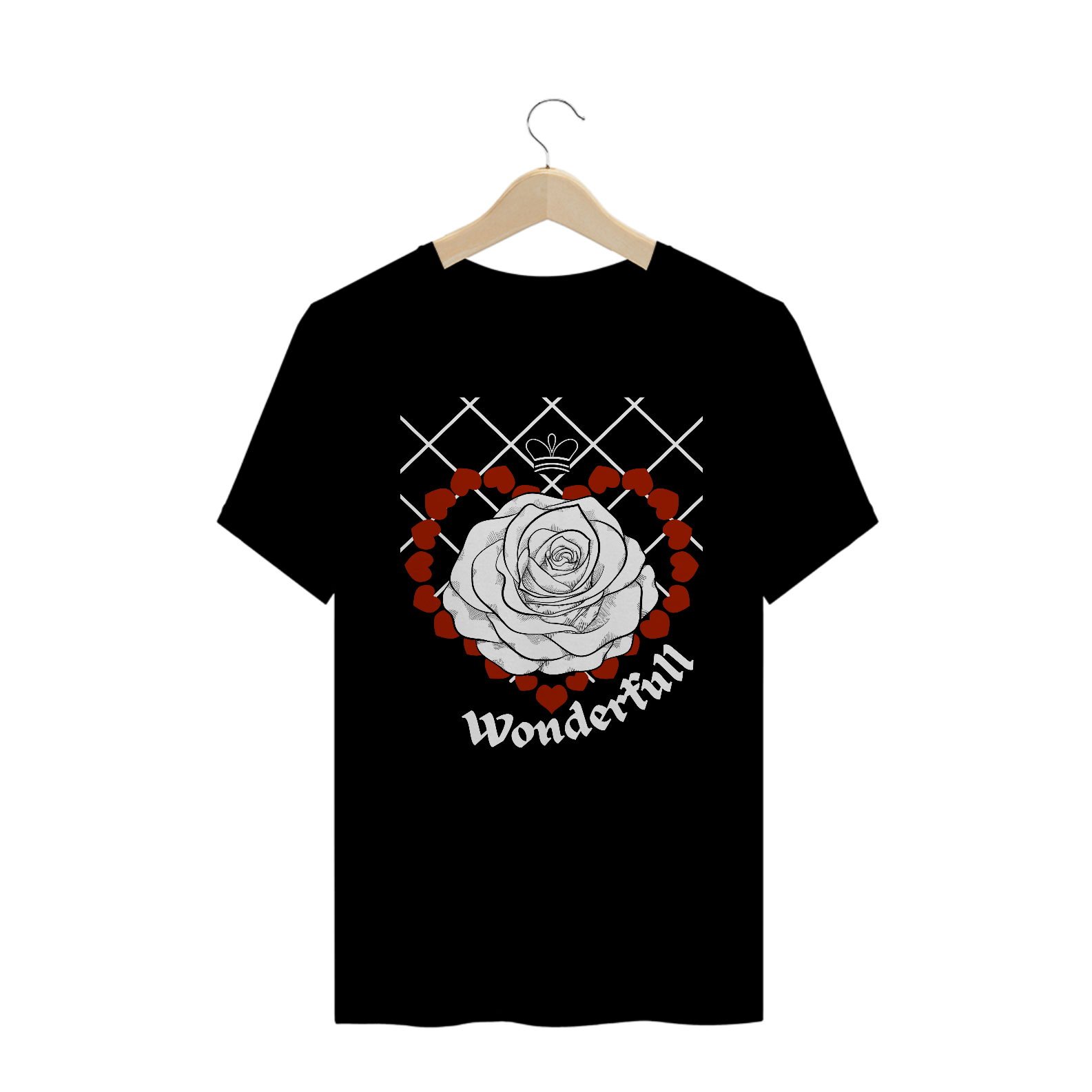 Camiseta Wonderfull Rose White