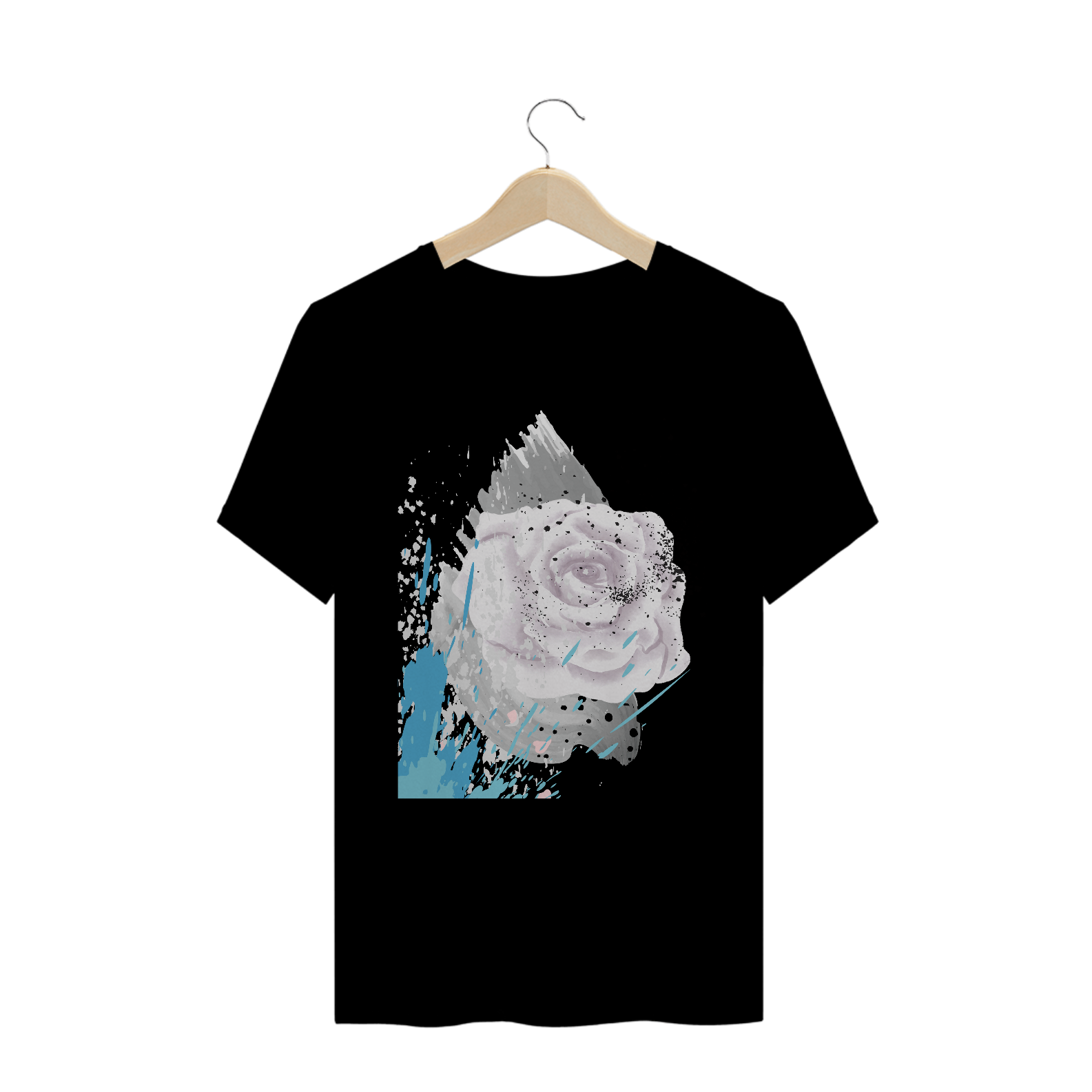 Camiseta Rosa Branca