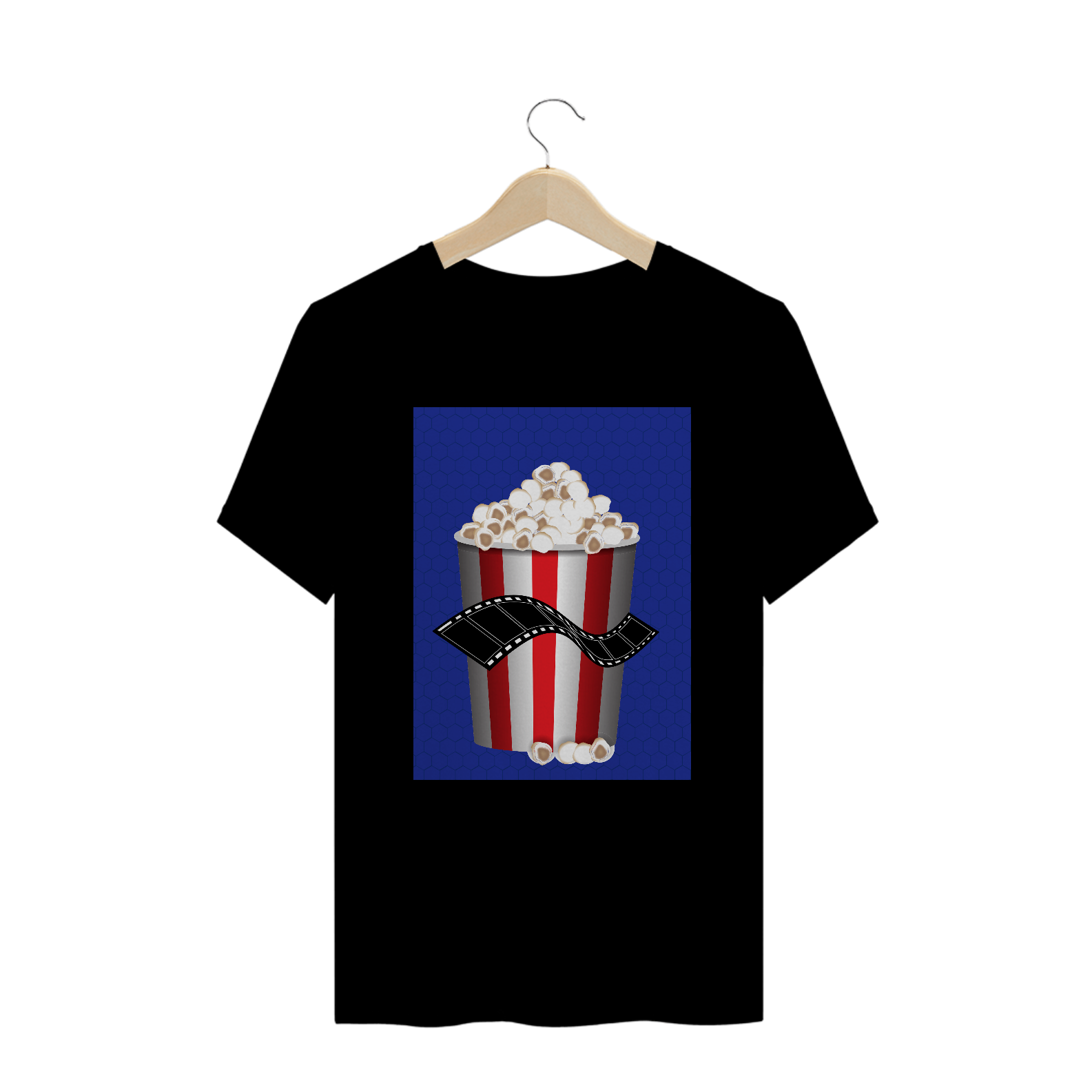 Camiseta Cinema com Pipoca