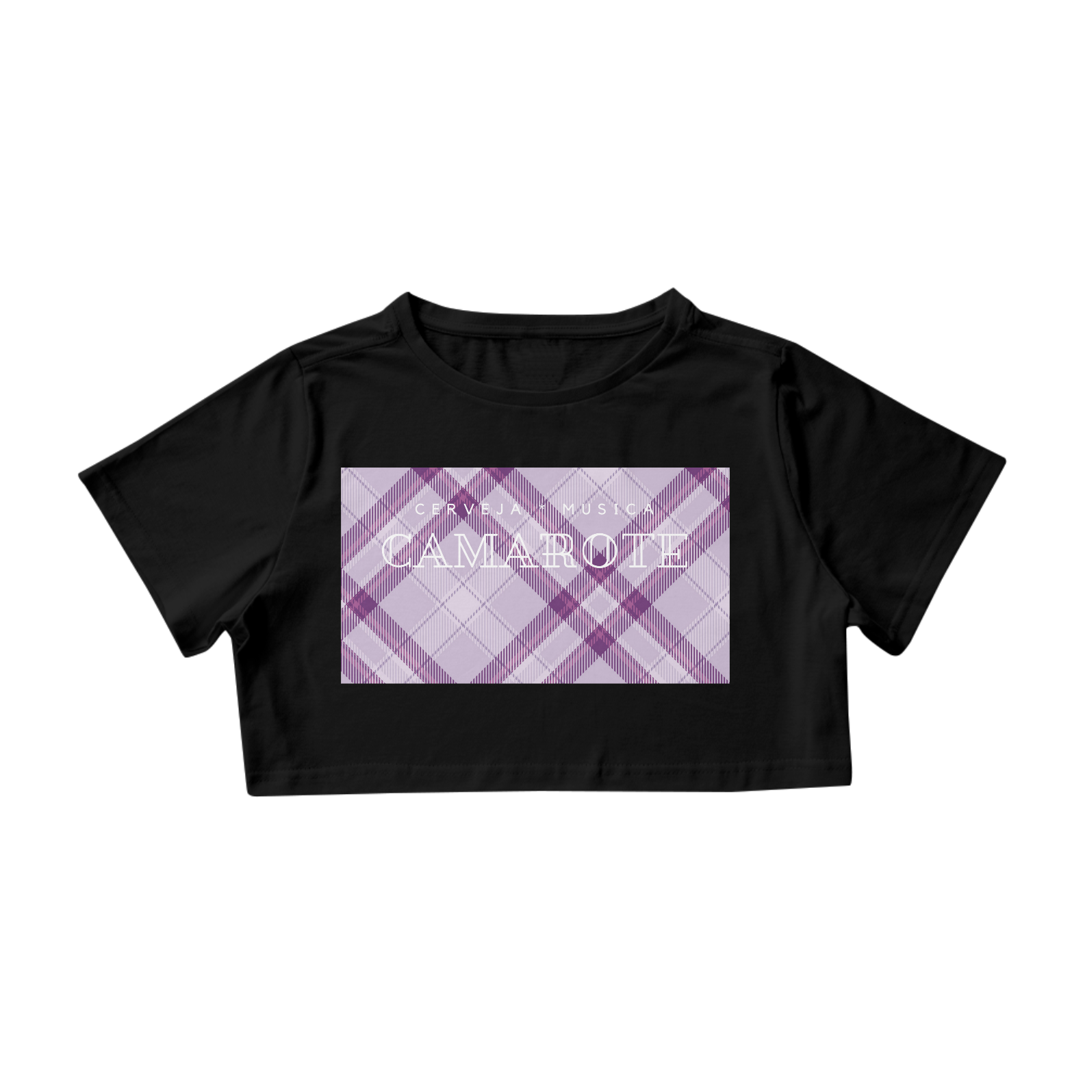 Cropped Xadrez Camarote