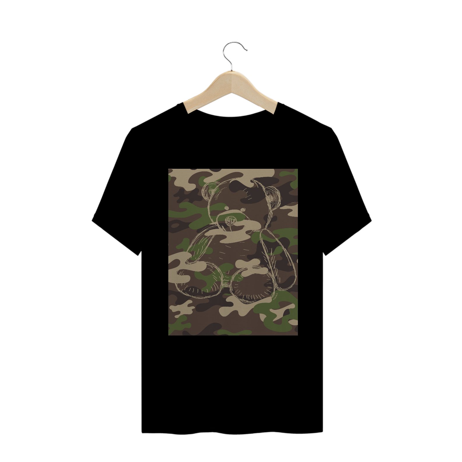 Camiseta URSO CAMUFLADO 