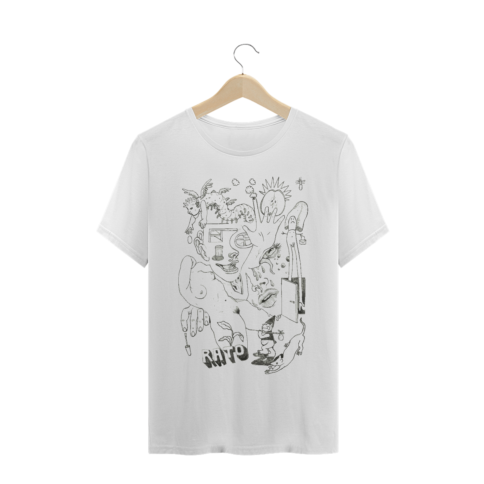 Camiseta Rato na Cozinha