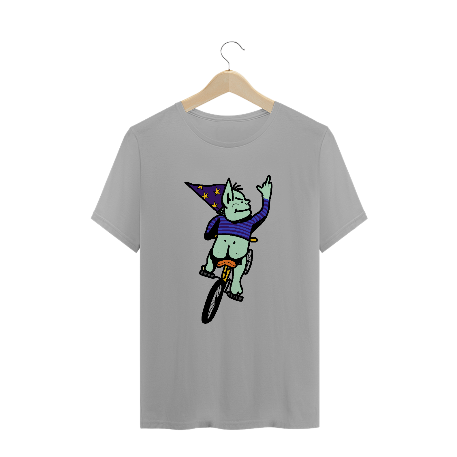 Camiseta Gnomim Ciclista  Nu - Enfia o Carro no C*