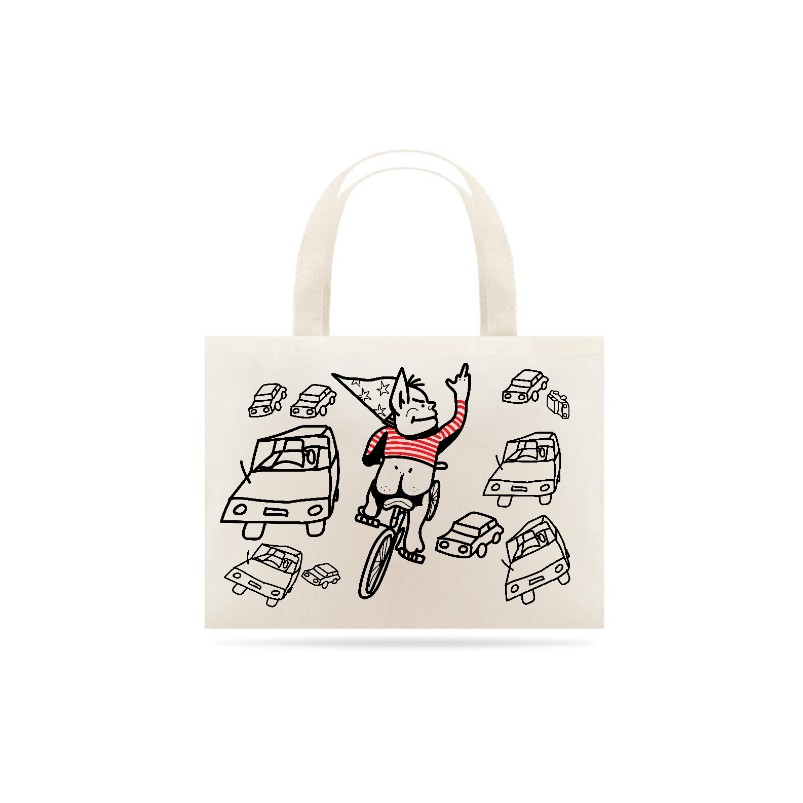 Eco Gnomim Ciclista nu - Enfia o Carro no C*