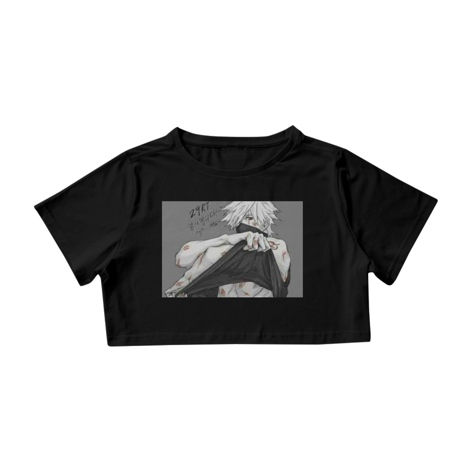 Nome do produto  Cropped Kakashi sem camisa