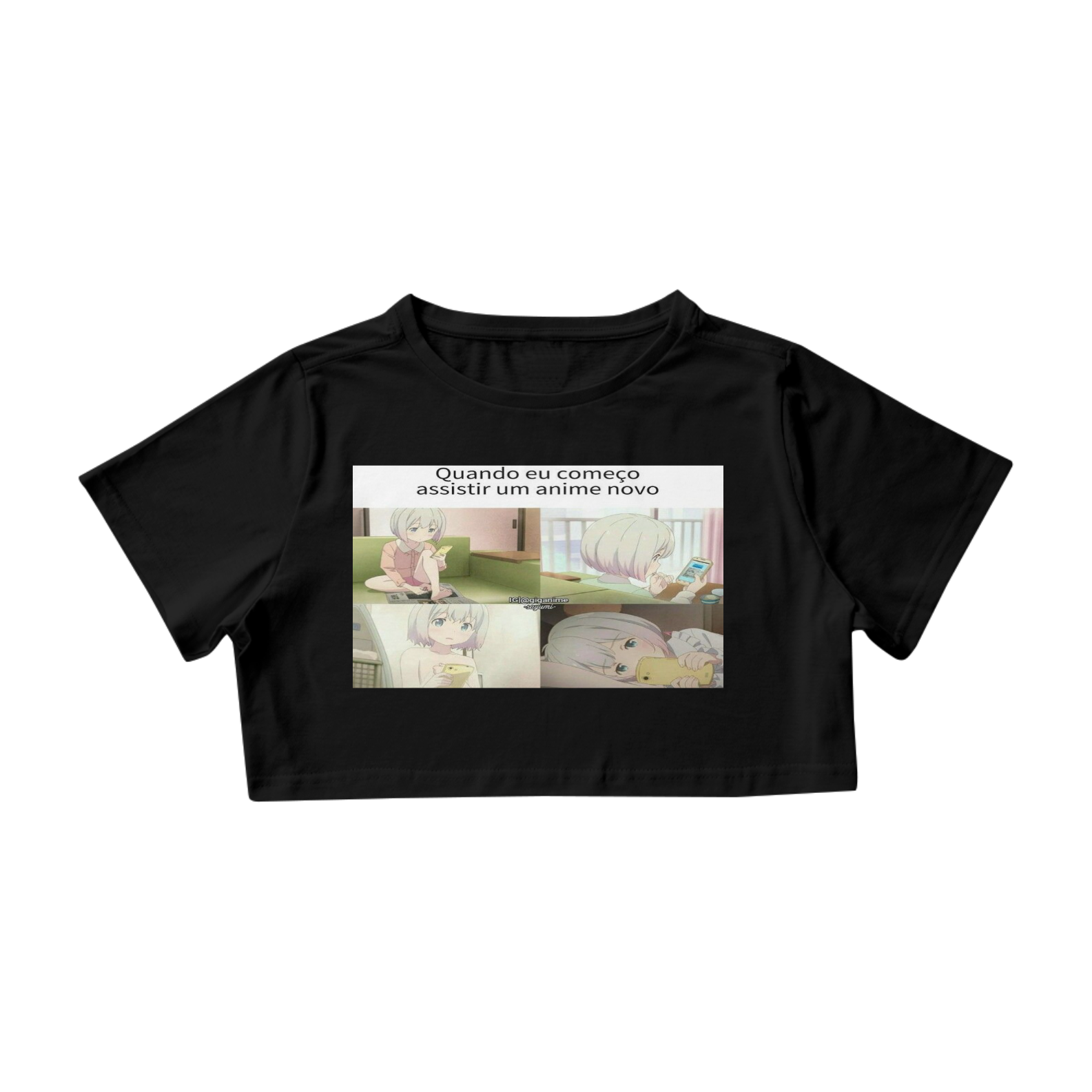 Nome do produto  Cropped anime otaku