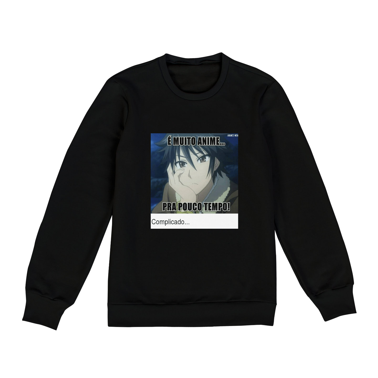 Nome do produto  Moletom anime