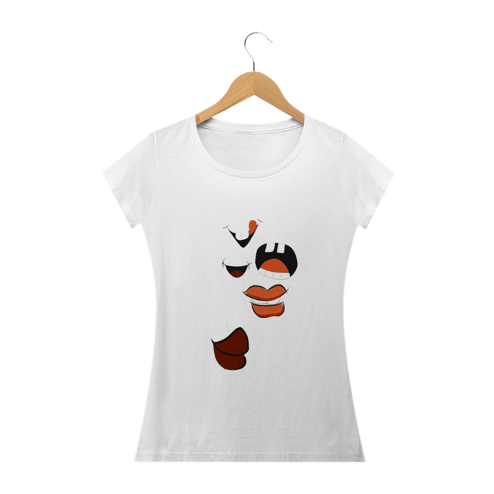 CAMISETA FEMININA SORRISO - COLEÇÃO RECADO