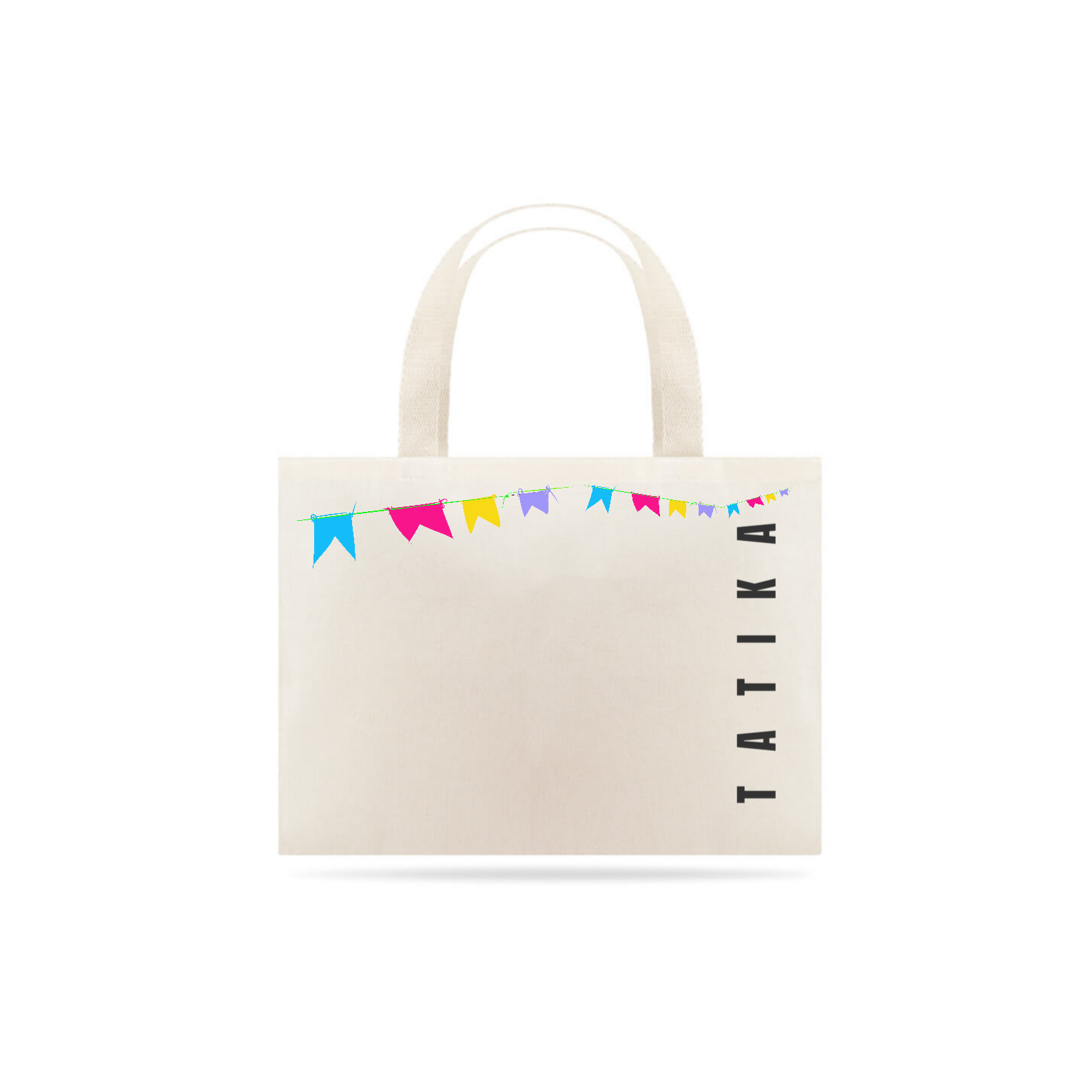 ECO BAG BANDEIRINHAS - COLEÇÃO RECADO