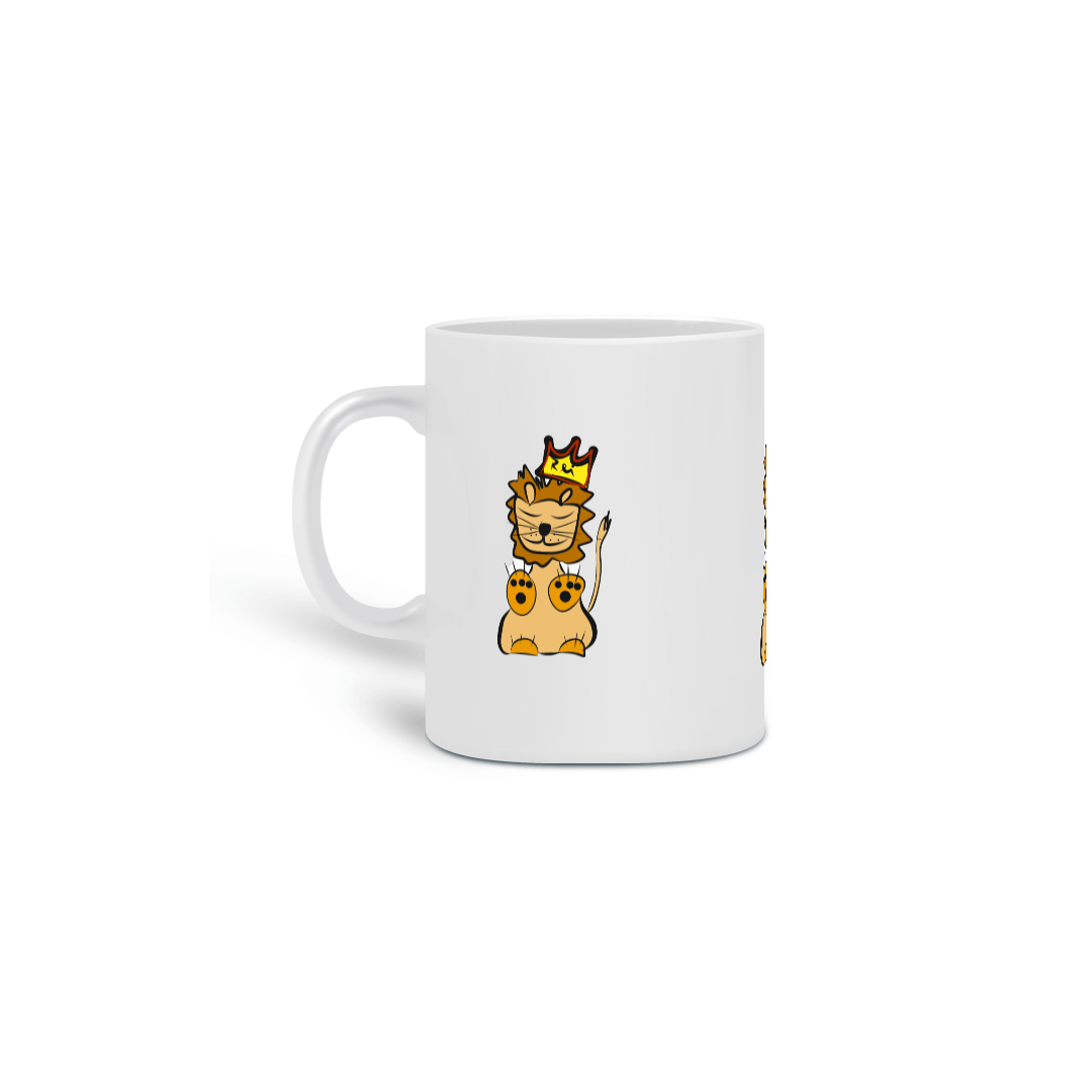 CANECA LEÃOZINHO 1 - COLEÇÃO BICHOS