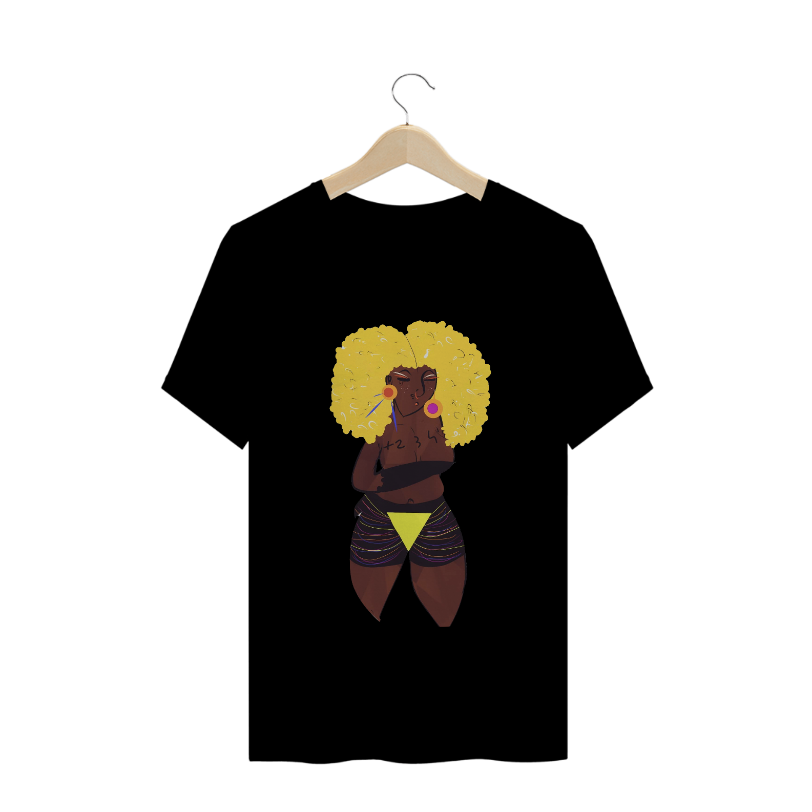 CAMISETA BÁSICA BONECA NIGER - COLEÇÃO BONECA
