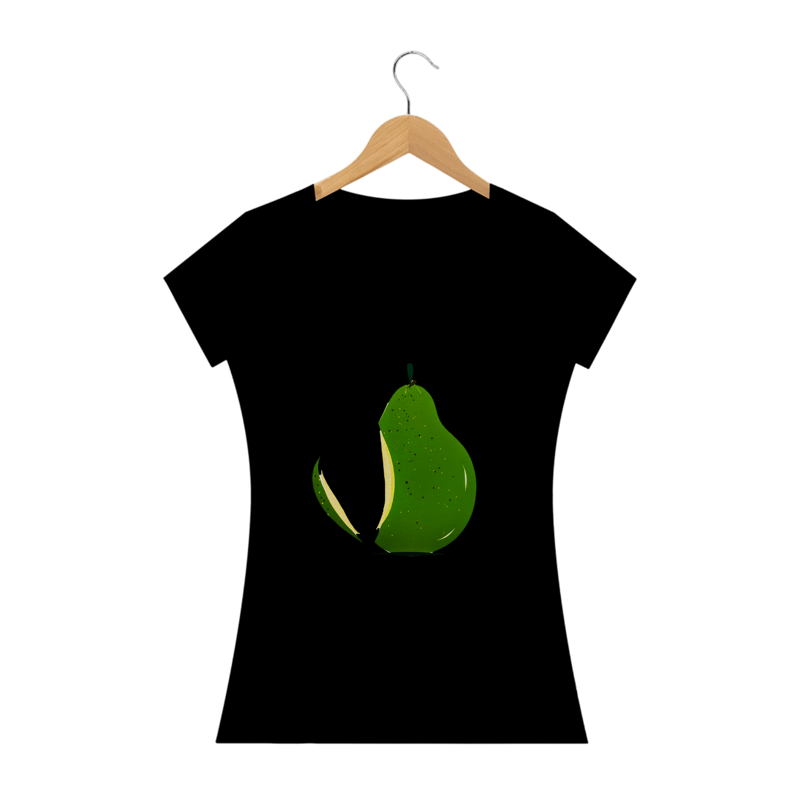 CAMISETA ACINTURADA PÊRA - COLEÇÃO COMIDAS