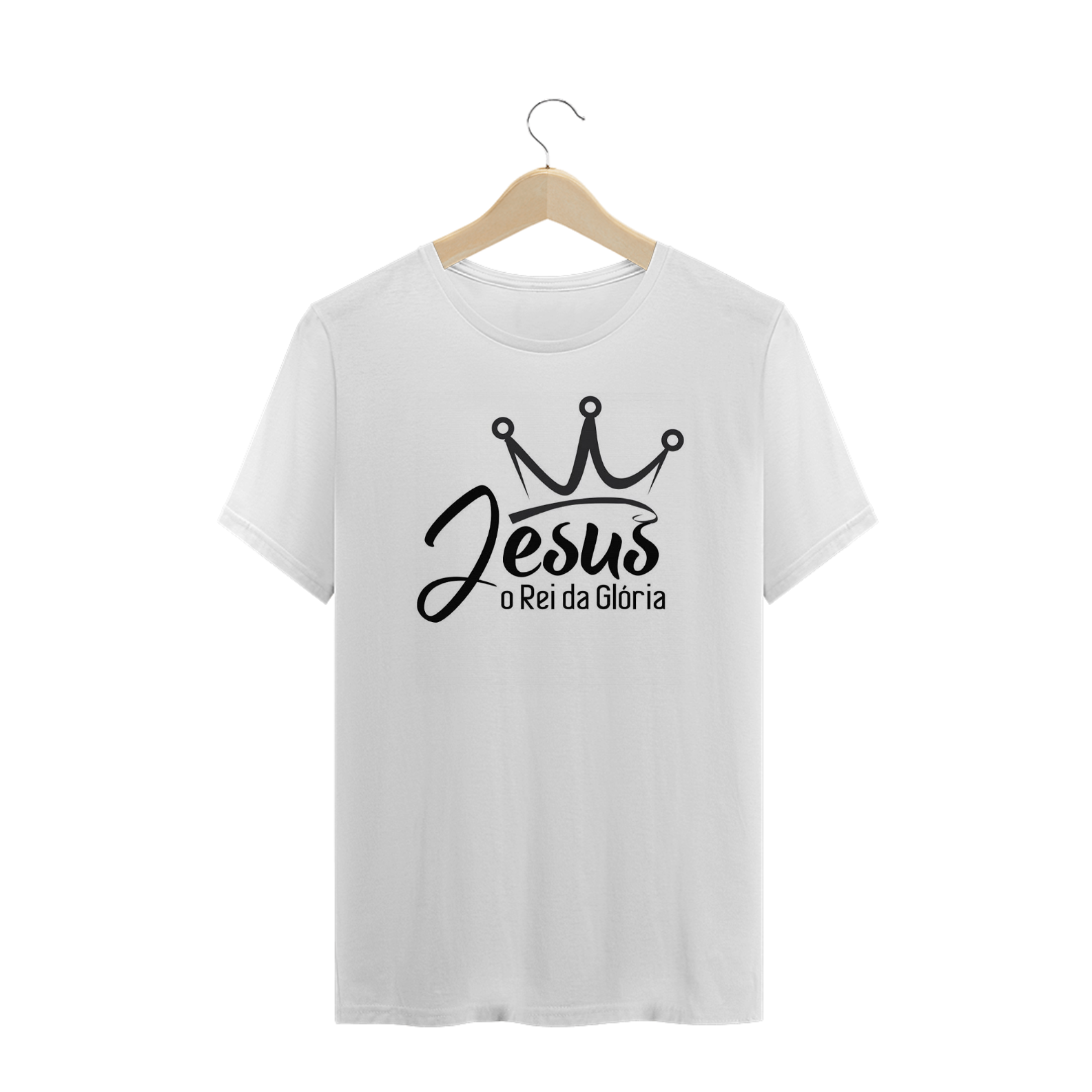 Camiseta Plus Size Gospel - Jesus o Rei da Glória