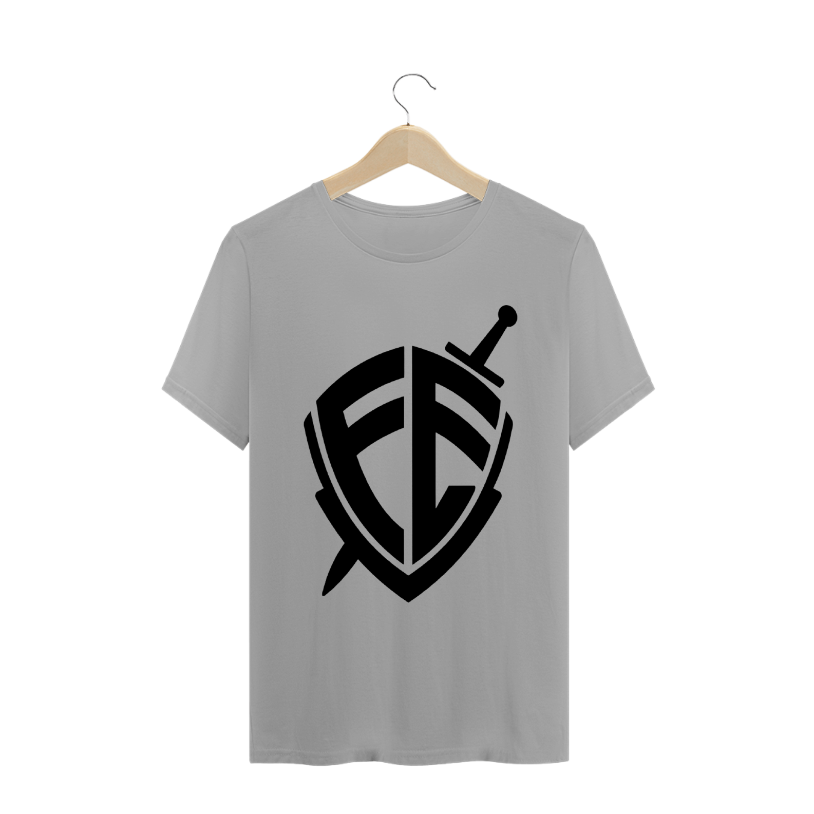 Camiseta T-Shirt Gospel - Fé Brasão