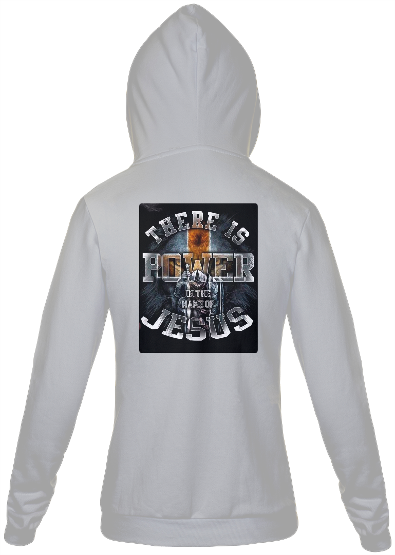 Moletom Unissex Com Ziper Gospel - Power Jesus