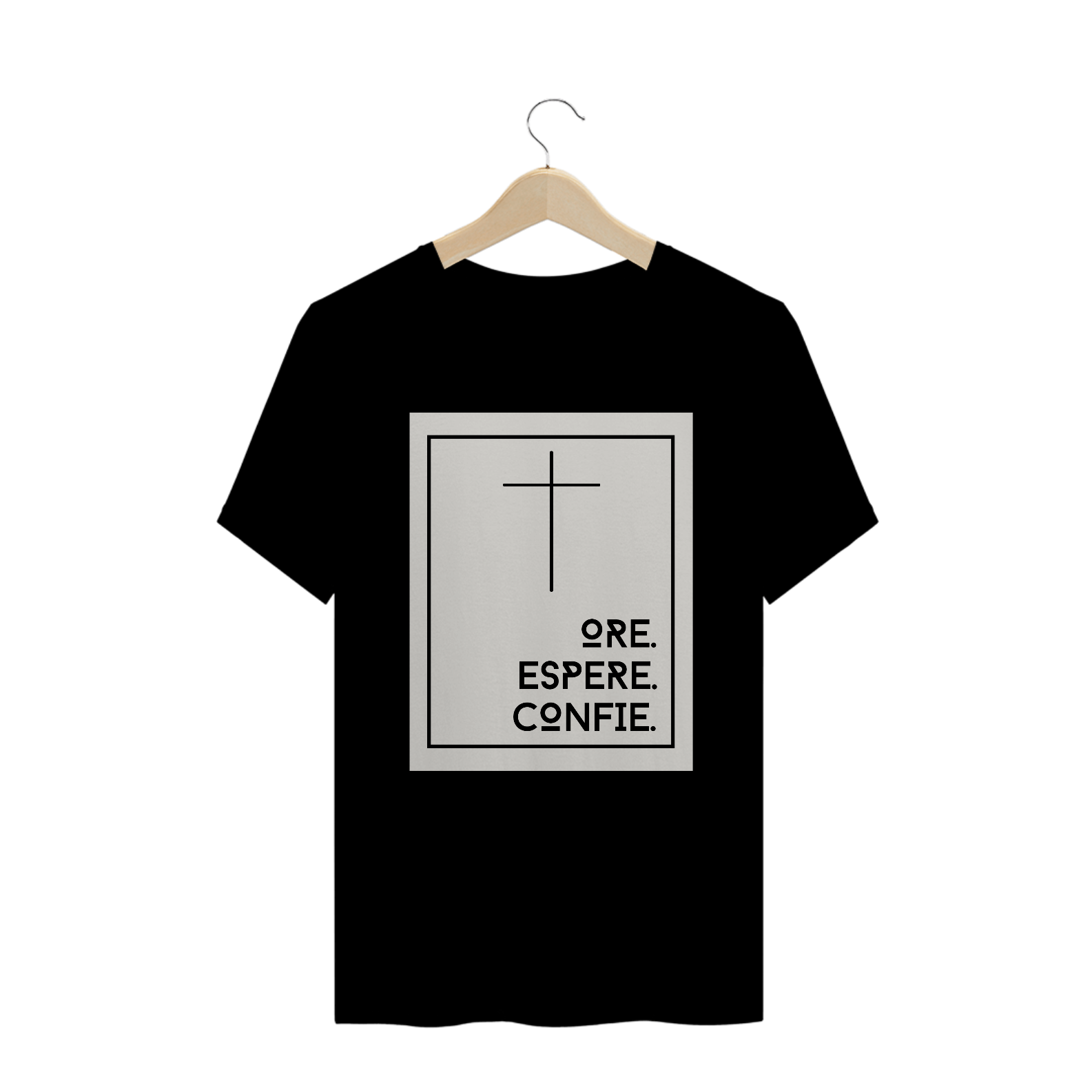 Camiseta T-Shirt Gospel - Ore Espere Confie