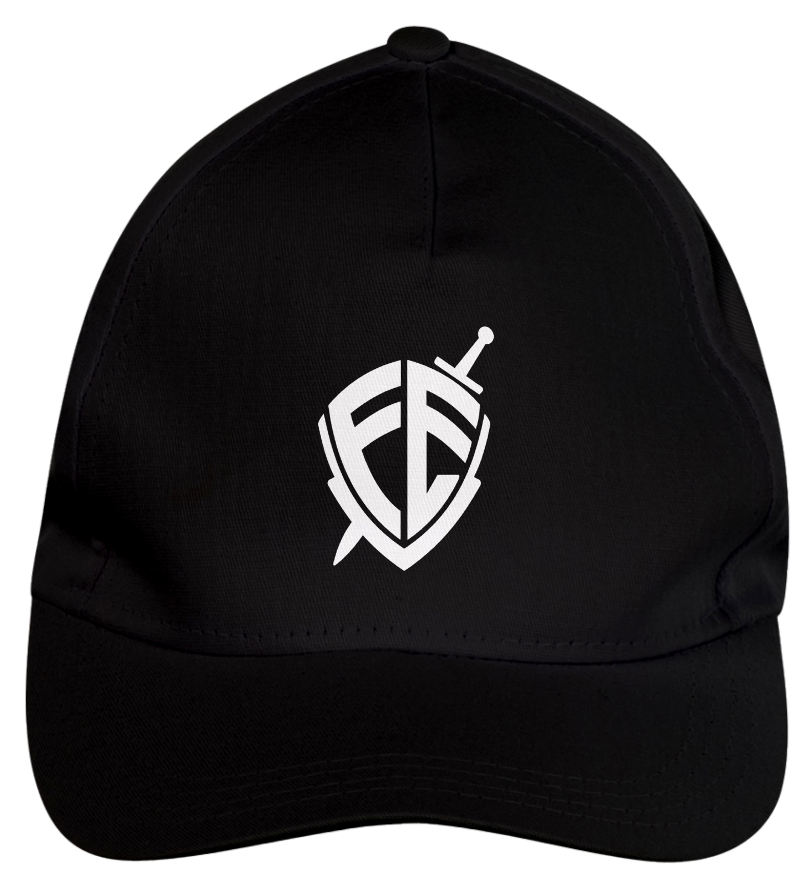 Boné Americao Gospel - Fé Brasão Branco