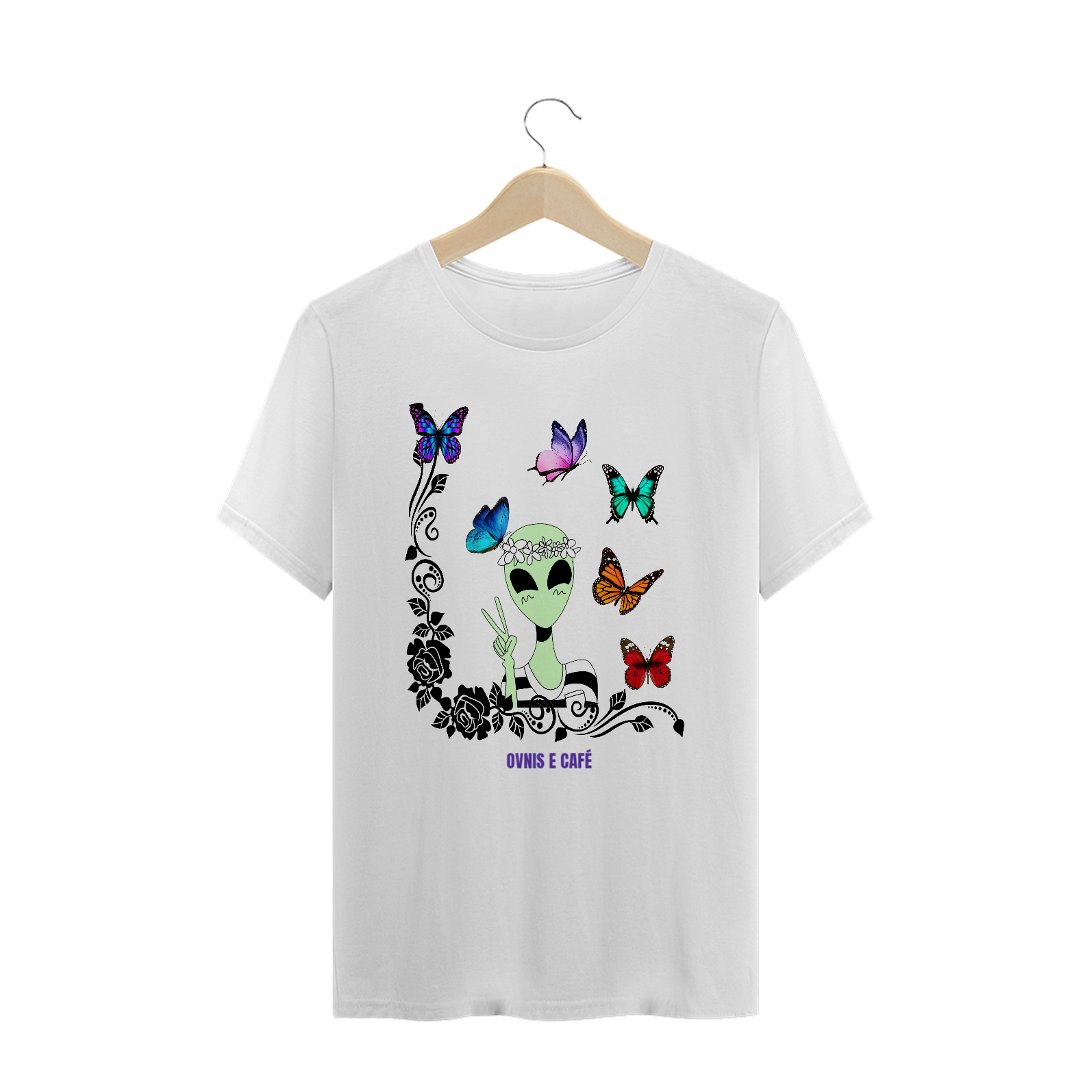 Camisa Aliens e Flores